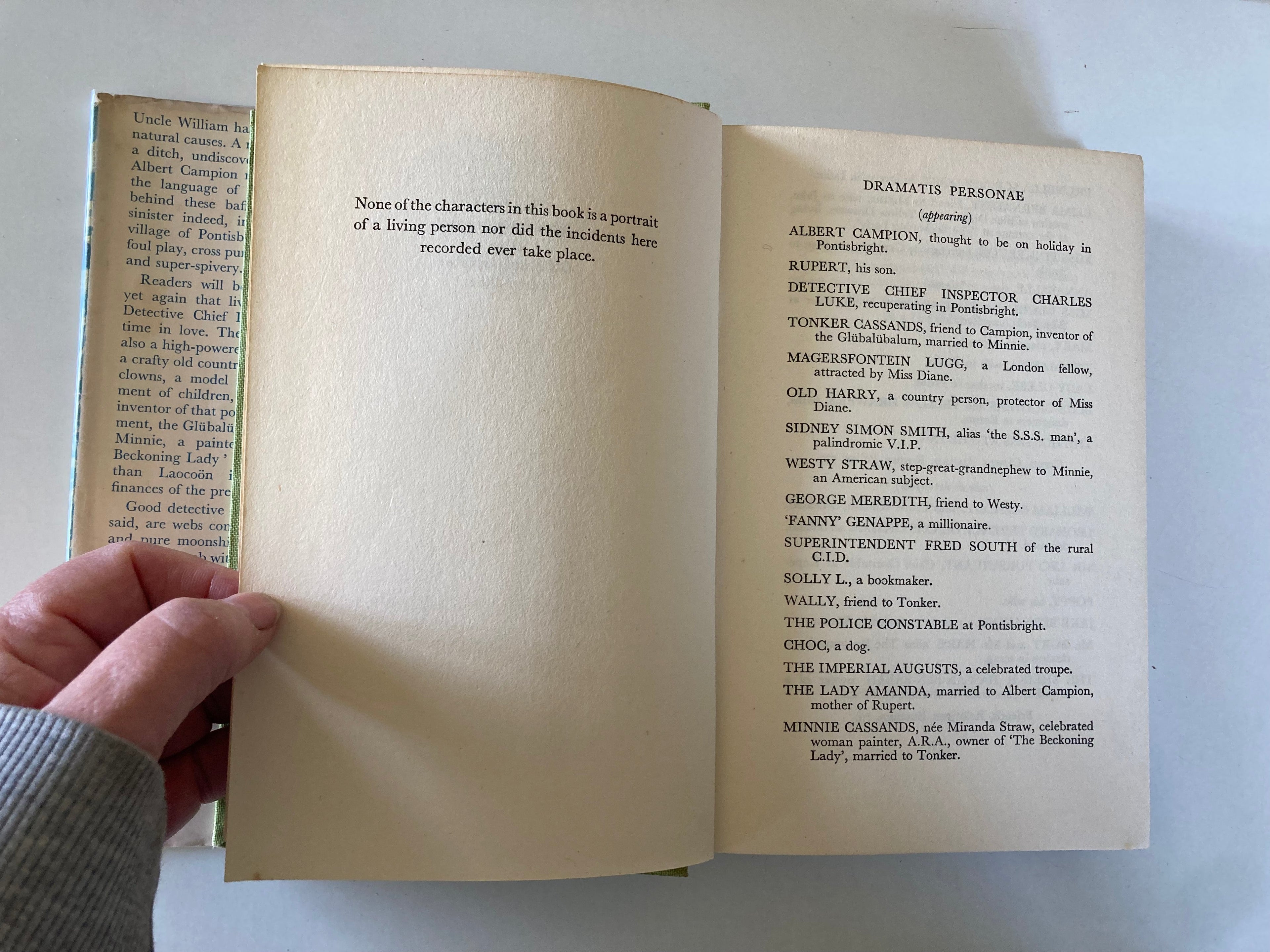 The Beckoning Lady by Margery Allingham First Edition Hardback Book with Dustjacket from 1955