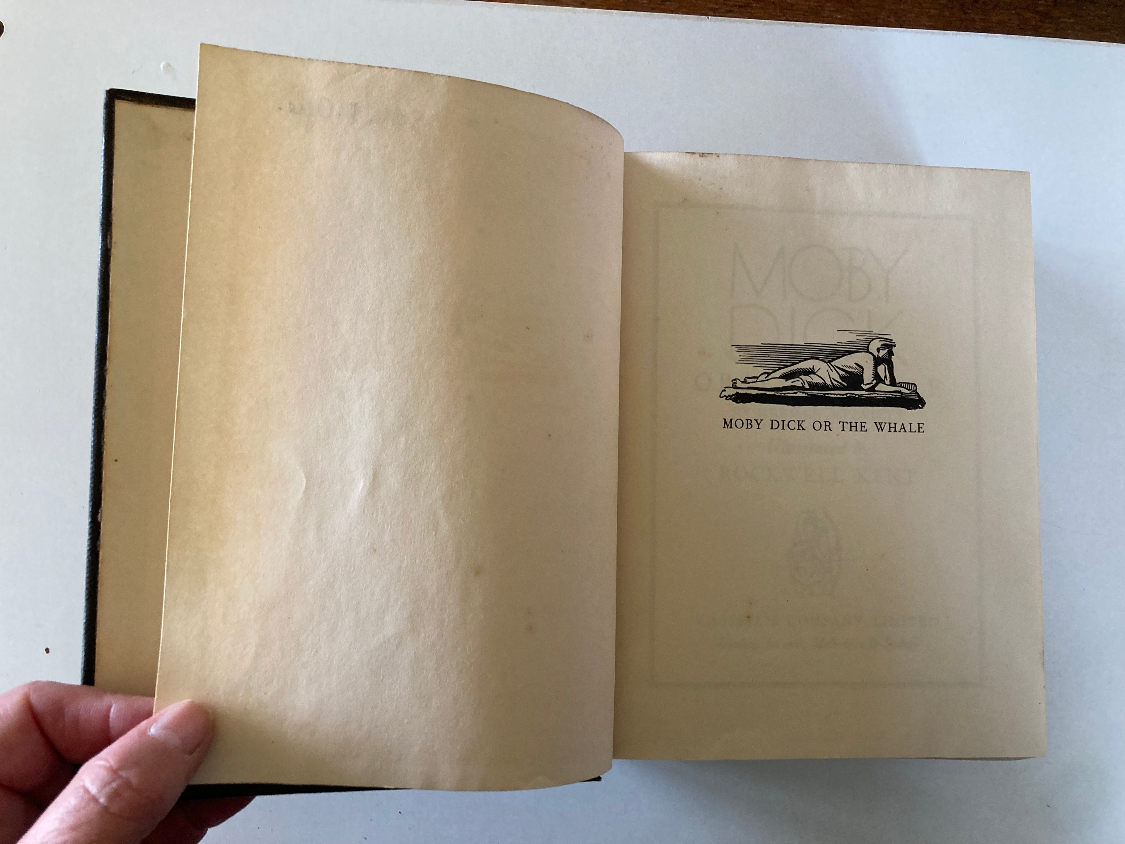 Moby Dick or the Whale by Herman Melville Illustrated by Rockwell Kent Cassell & Company First Edition 1930