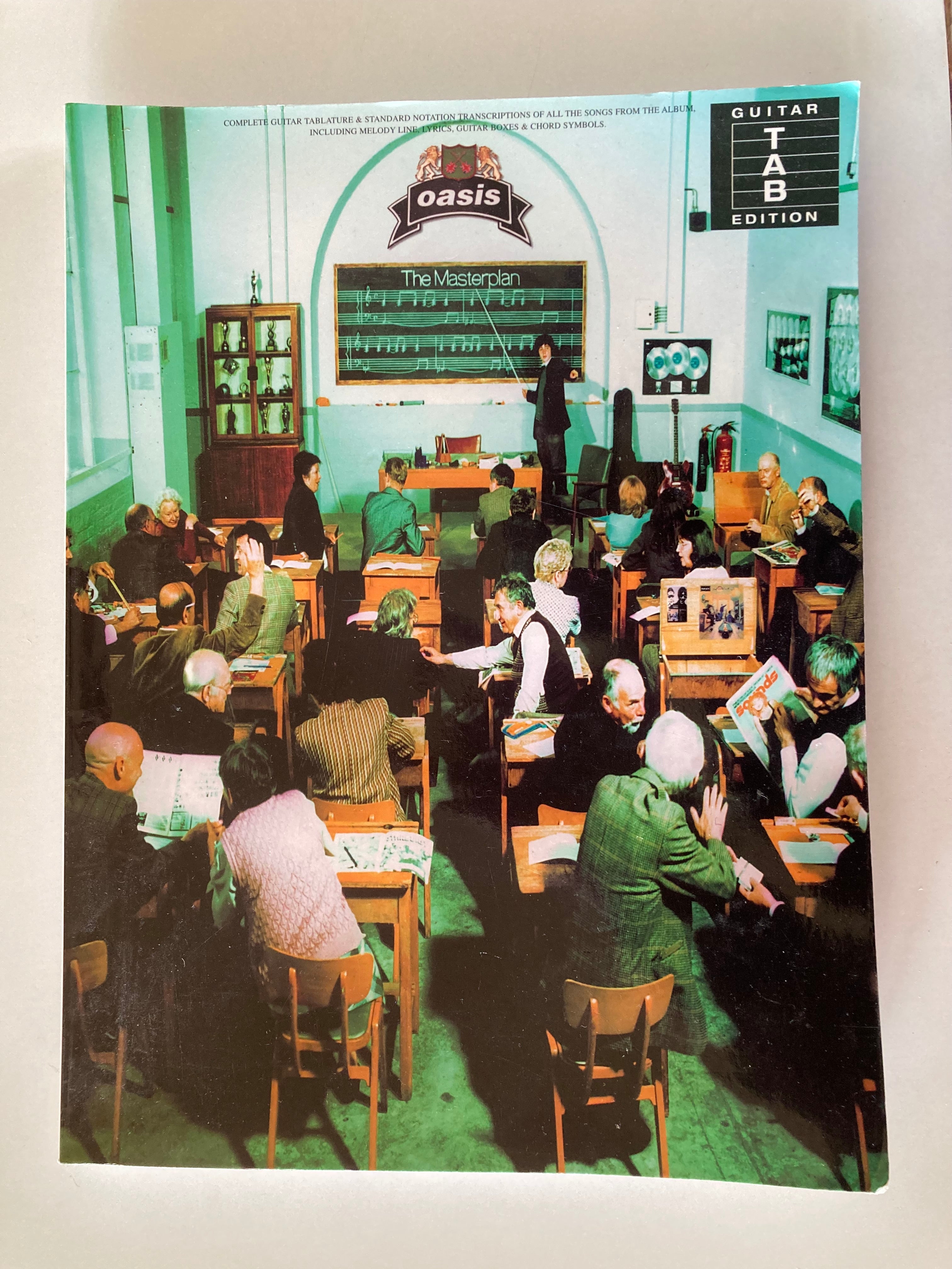 Oasis The Masterplan Guitar Tab Edition Musical Score Sony Music Publishing 1998