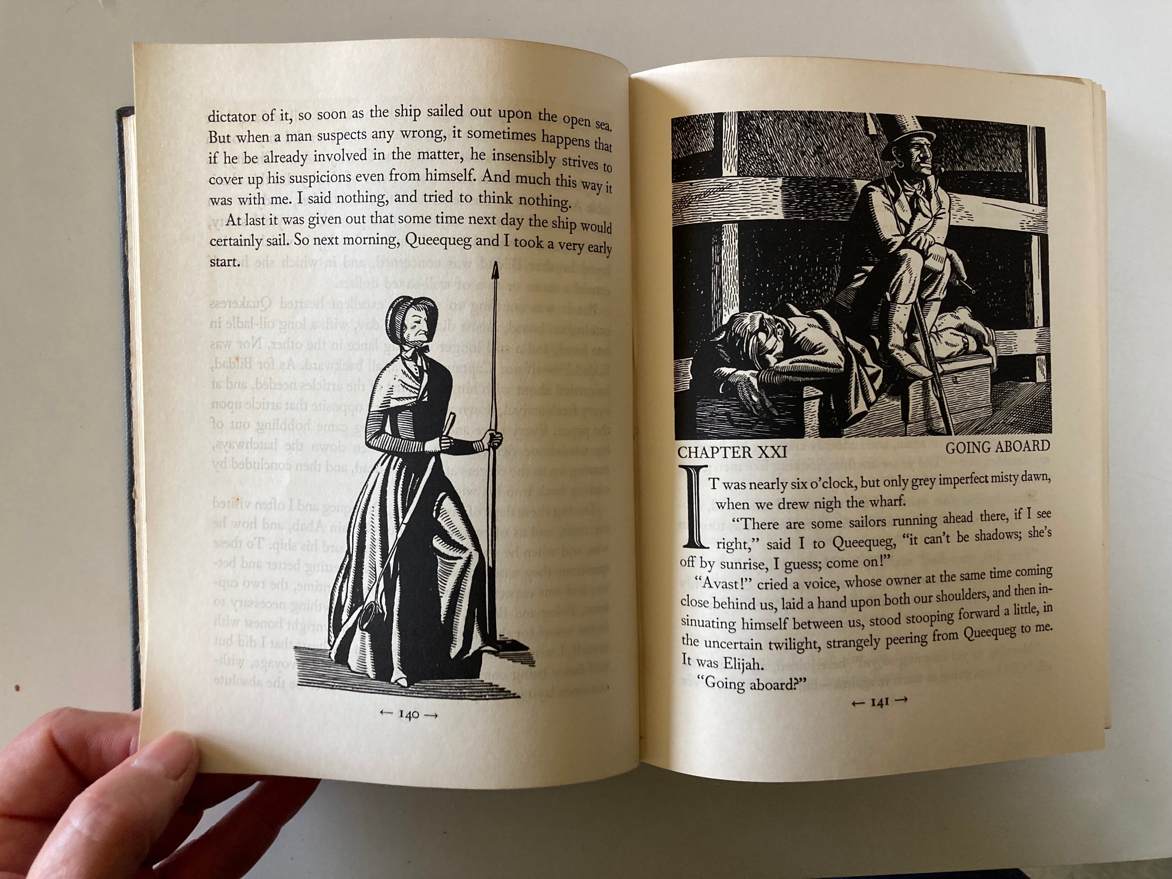 Moby Dick or the Whale by Herman Melville Illustrated by Rockwell Kent Cassell & Company First Edition 1930