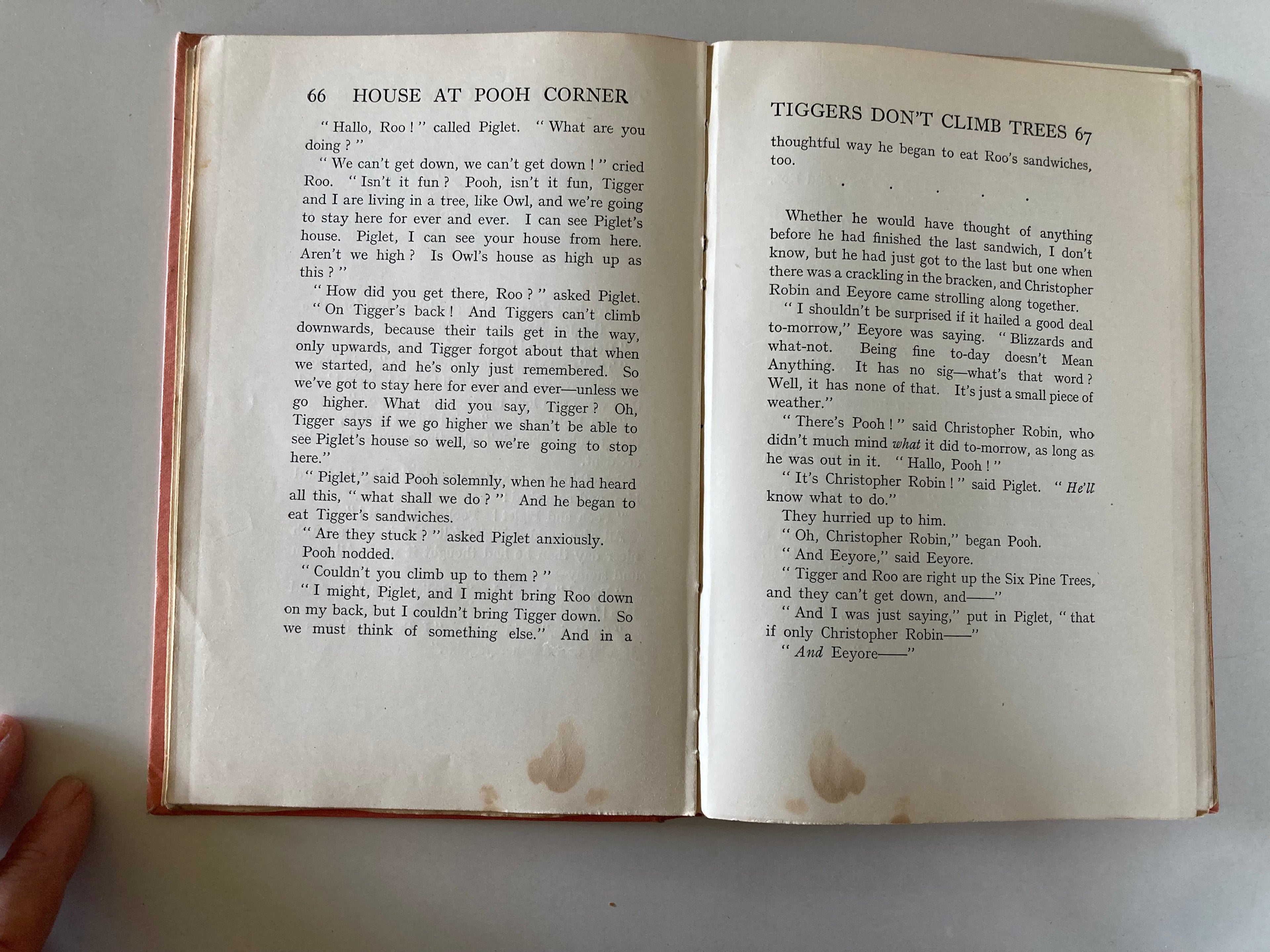 The House at Pooh Corner by A A Milne with Decorations by Ernest H Shepard First Edition 1928