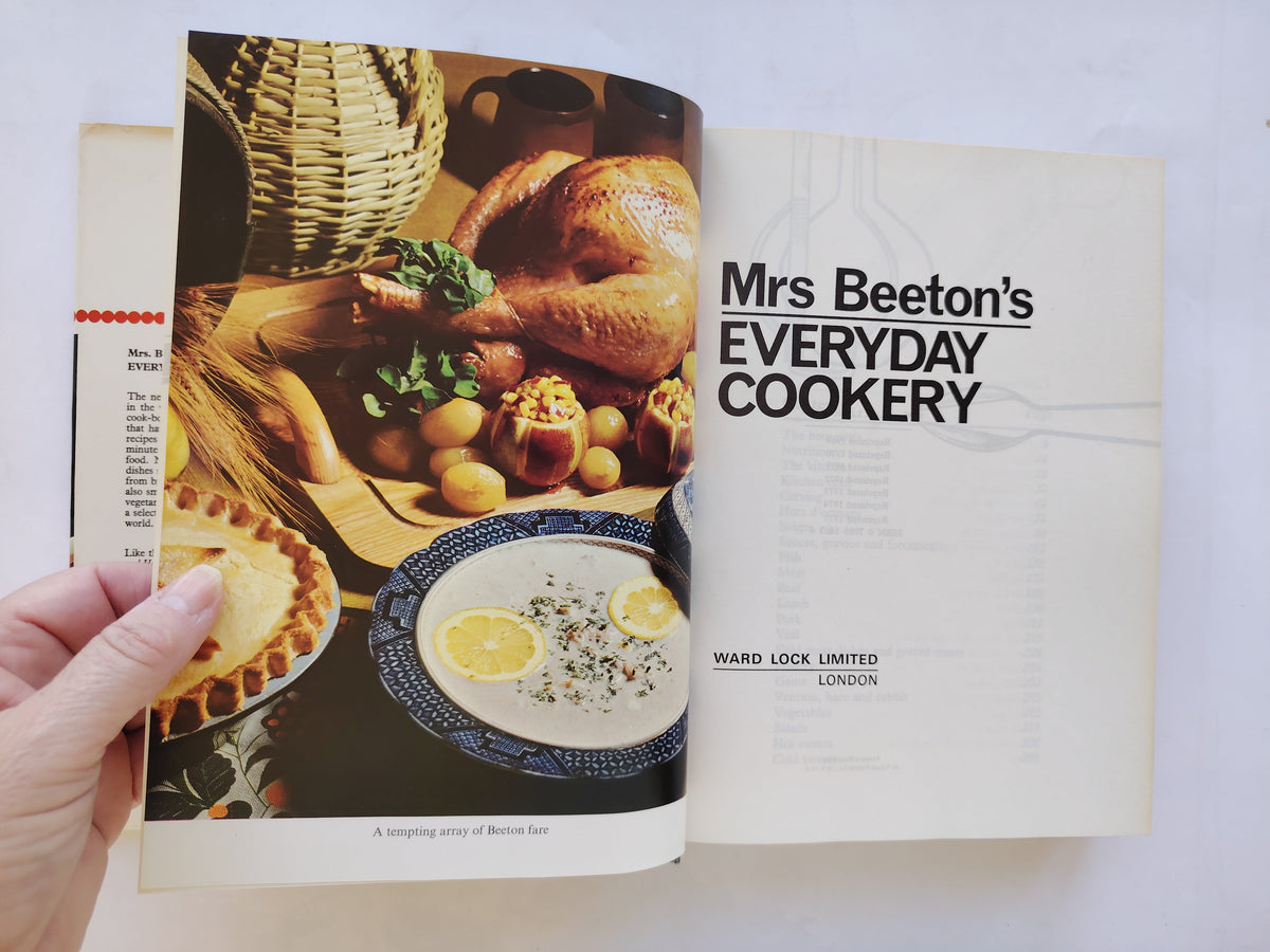Mrs Beeton's Everyday Cookery Ward Lock Limited 1975 Hardback Book with Dustjacket in Very Good Condition
