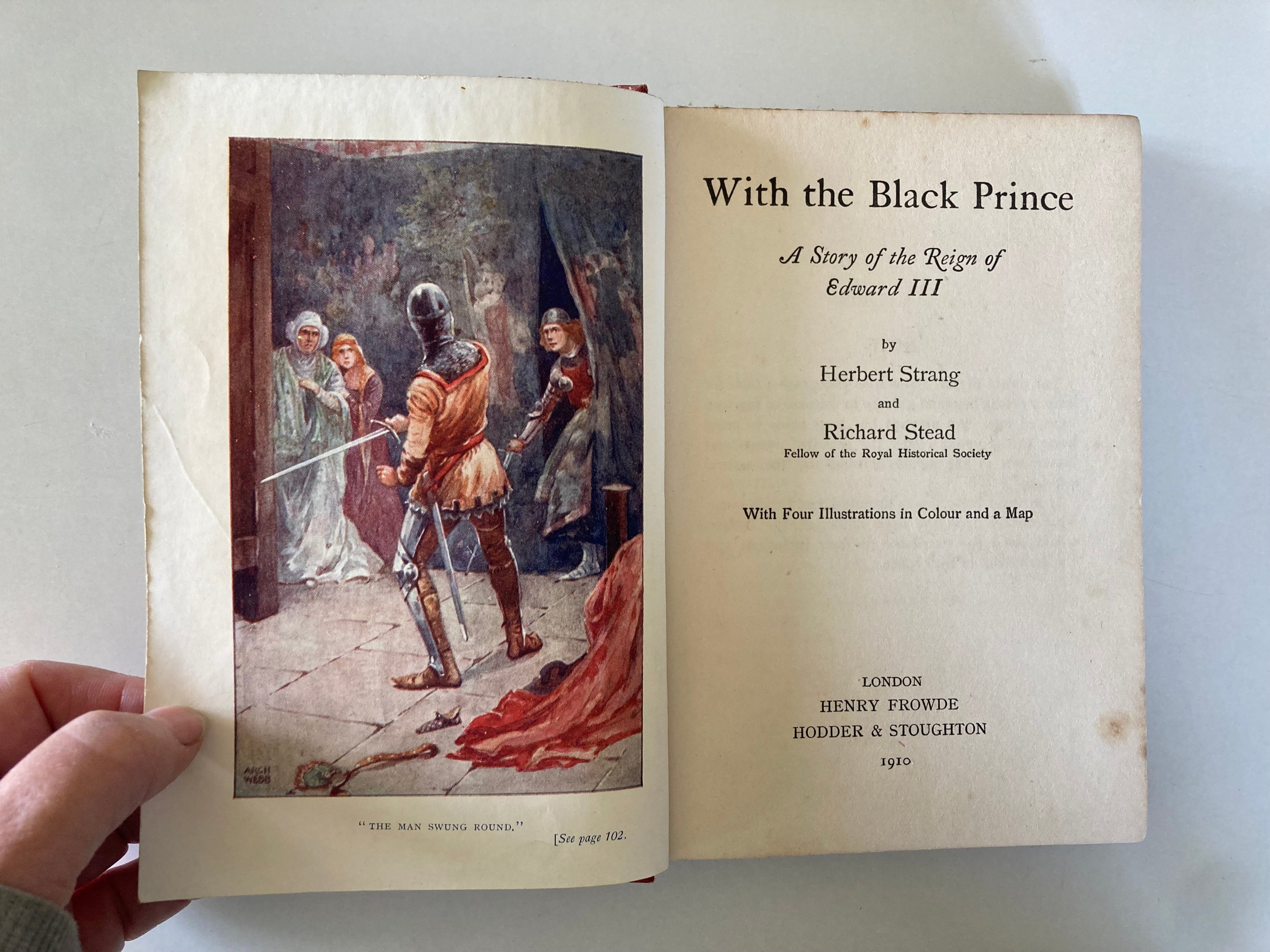 Herbert Strang's Historical Series With the Black Prince The Reign of Edward VIII & In the New Forest The Reign of William I