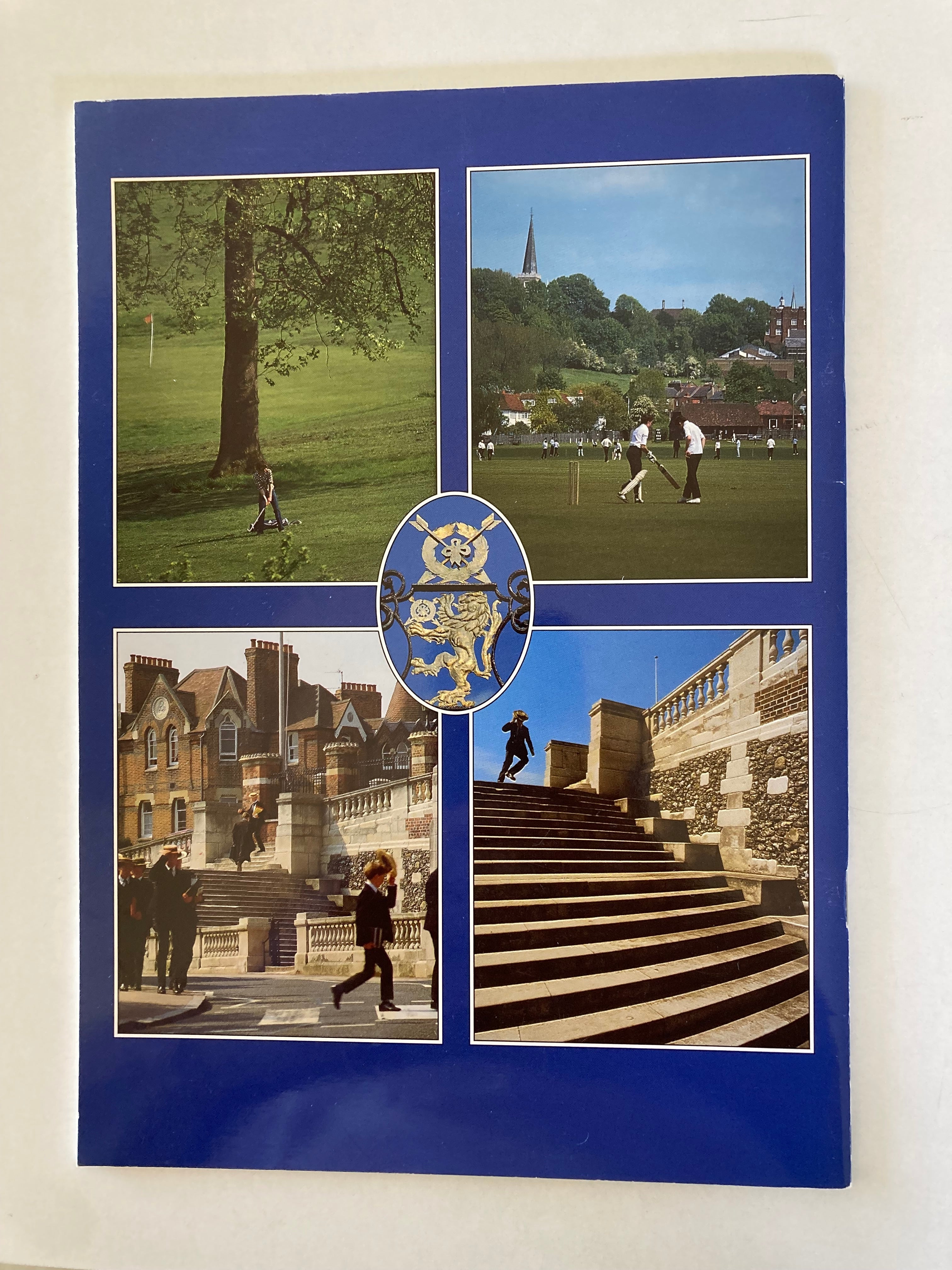 Harrow School Booklet Written and SIGNED by John Leaf in 2000