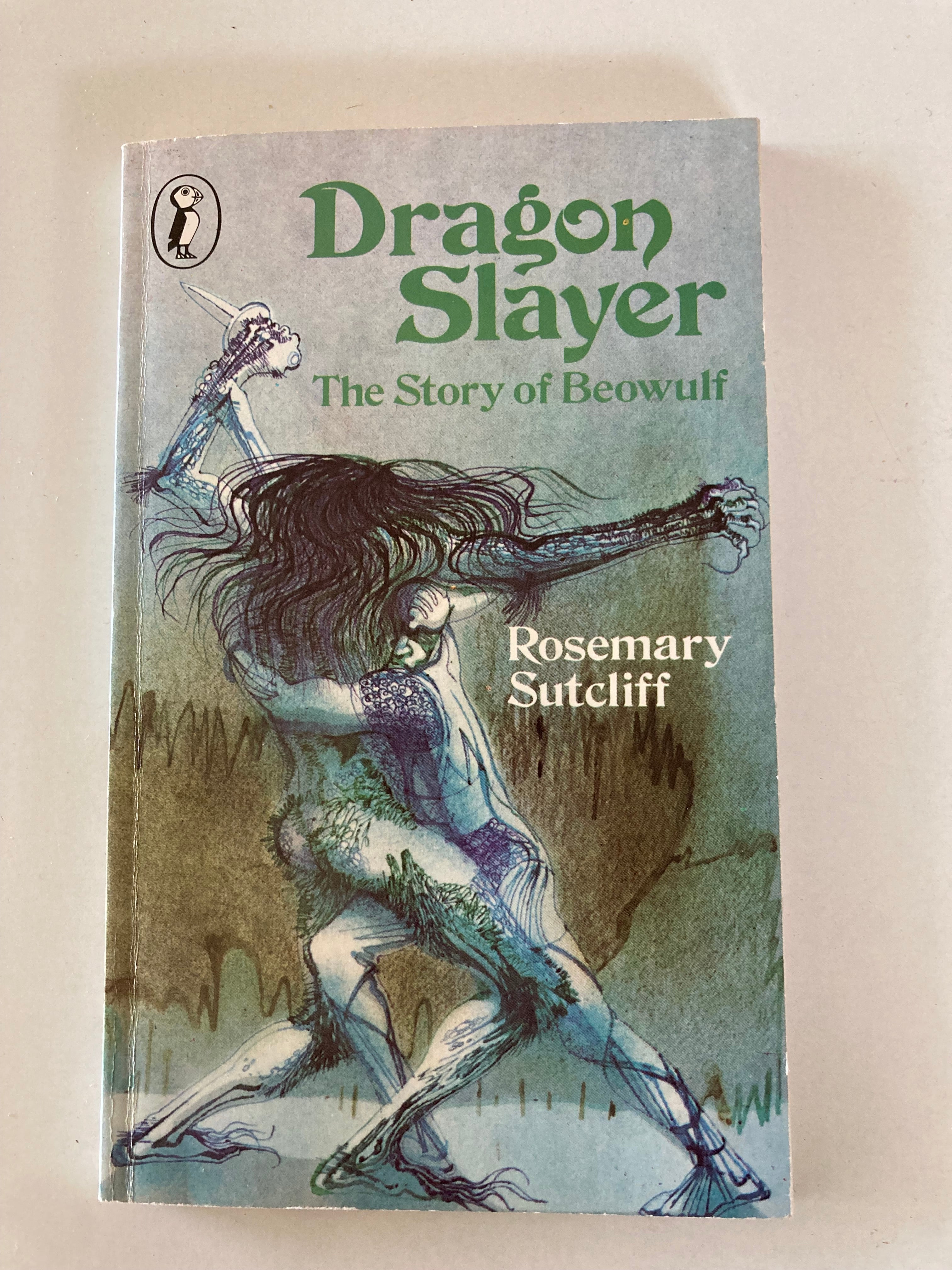 Dragon Slayer The Story of Beowulf by Rosemary Sutcliff with Illustrations by Charles Keeping 1984 Paperback