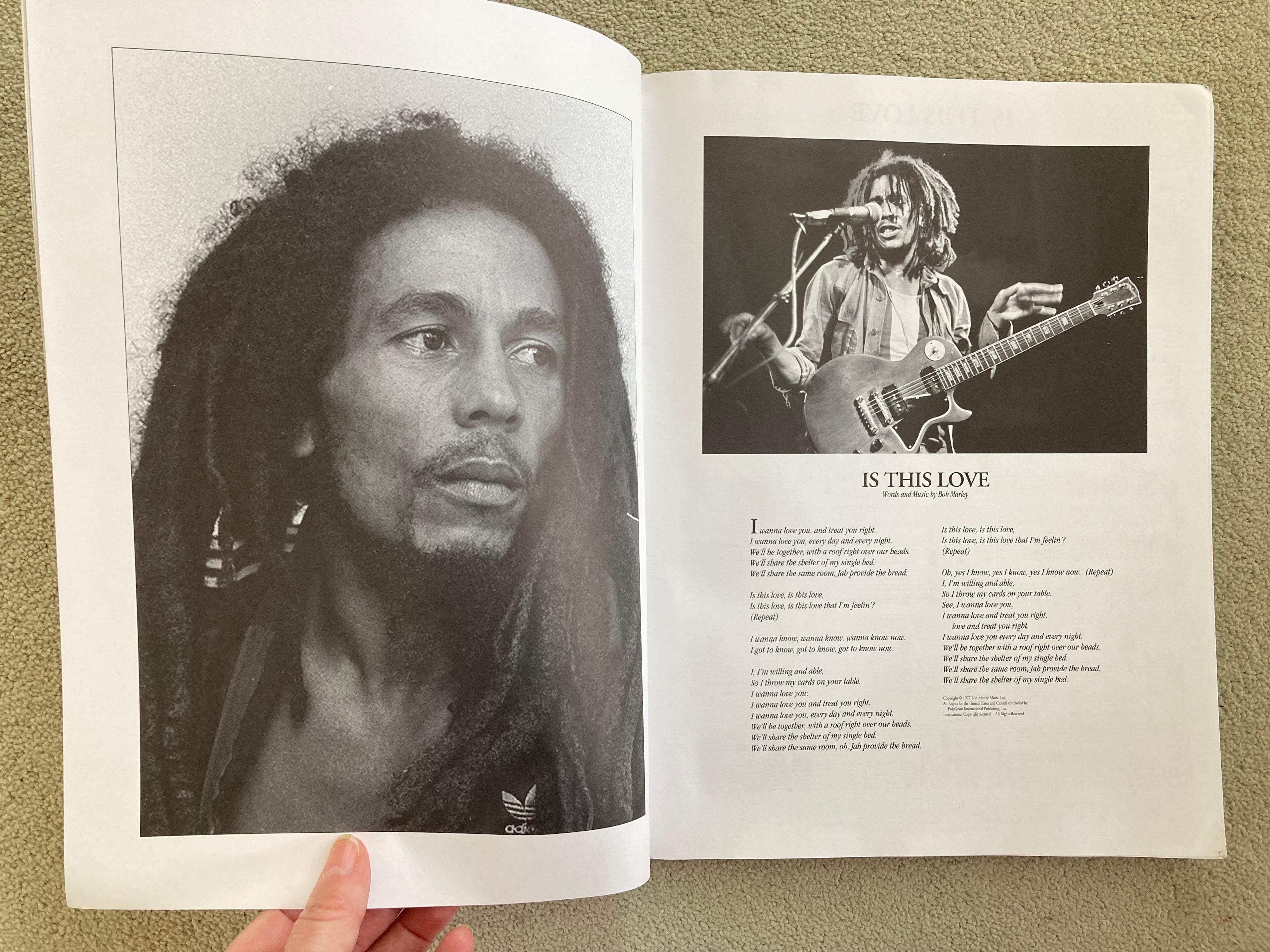 Legend The Best of Bob Marley and the Wailers Hal Leonard Songbook 1995