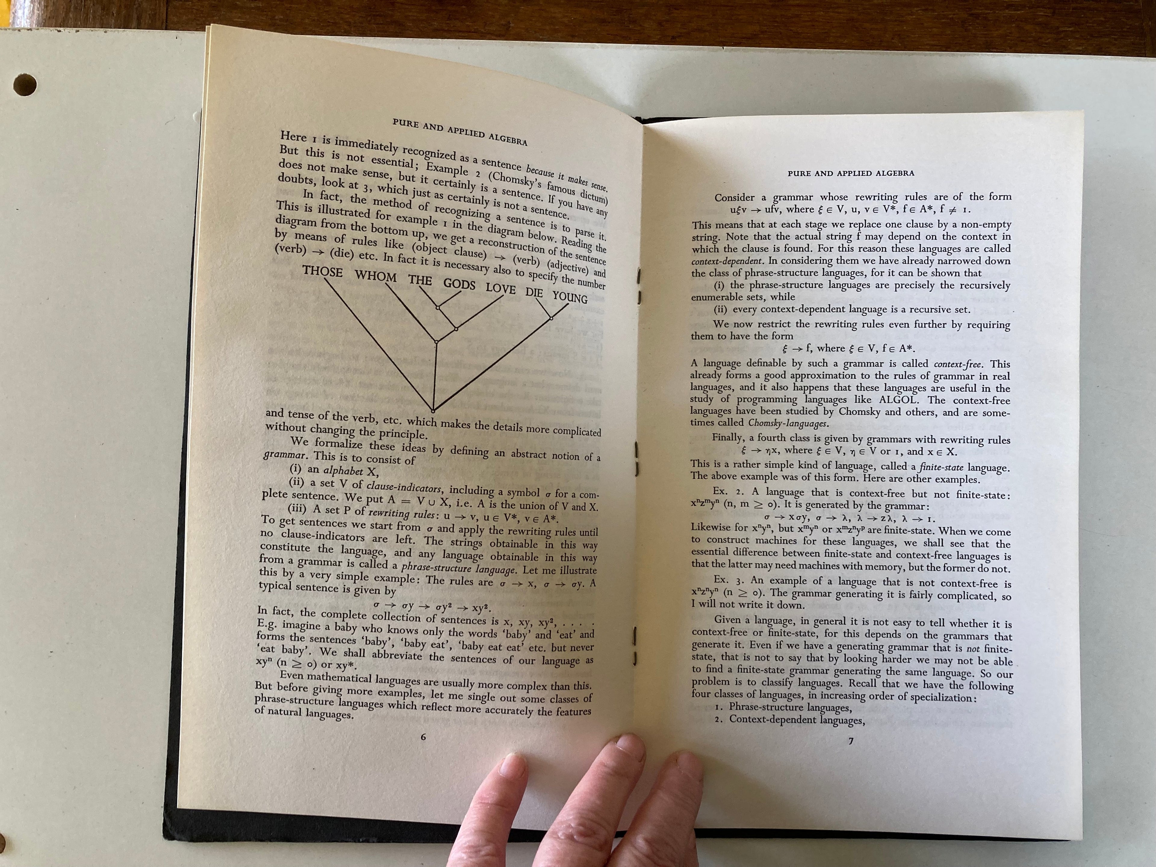 Pure and Applied Algebra An Inaugural Lecture by P M Cohn given at Bedford College in 1970
