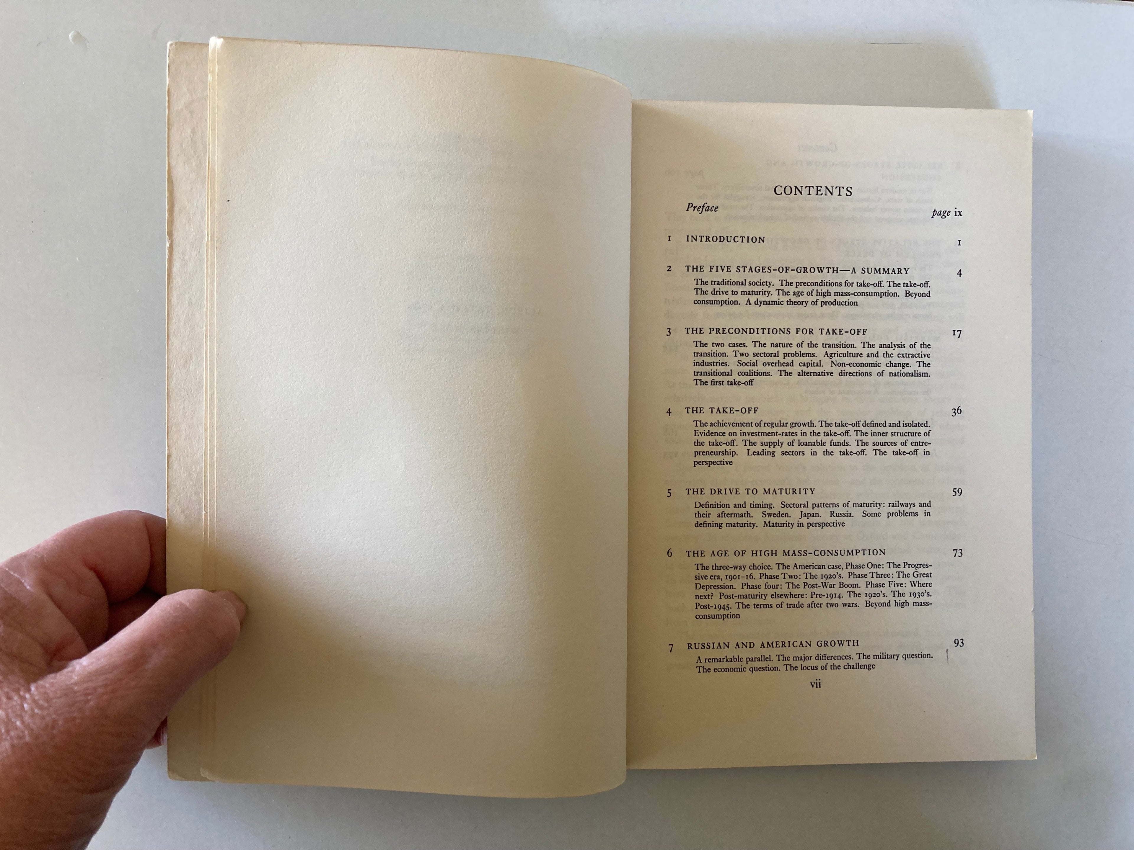 The Stages of Economic Growth a Non-Communist Manifesto W W Rostow Paperback Book from 1963