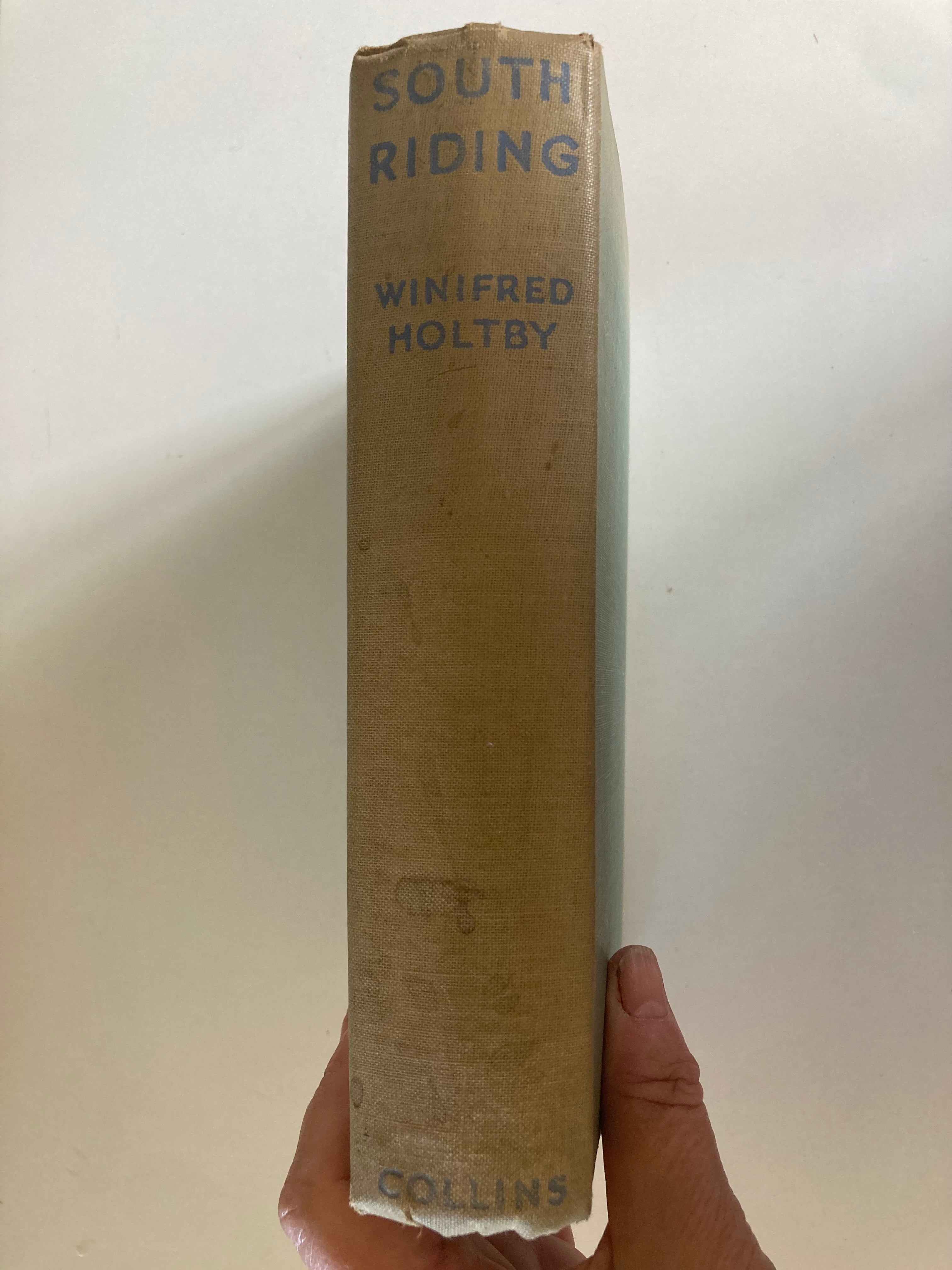 South Riding by Winifred Holtby 1936 Book Published by Collins