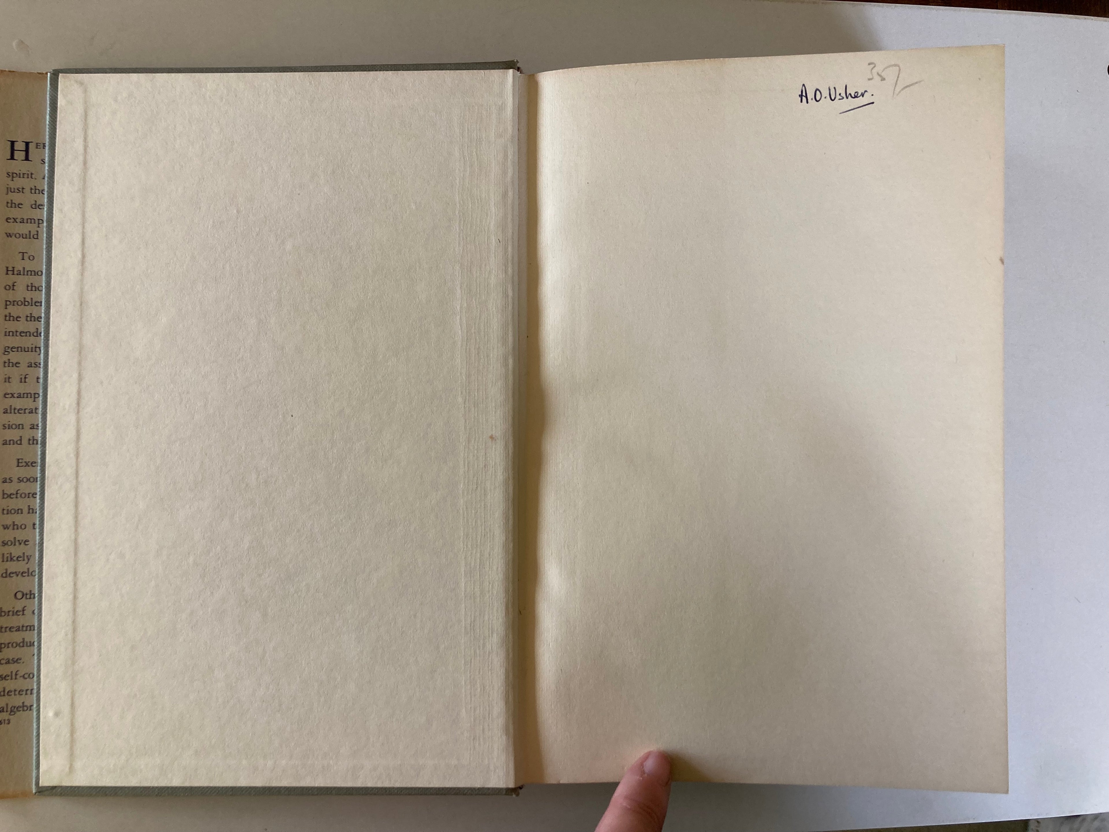 Finite-Dimensional Vector Spaces Second Edition 1958 Paul R Halmos Mathematics