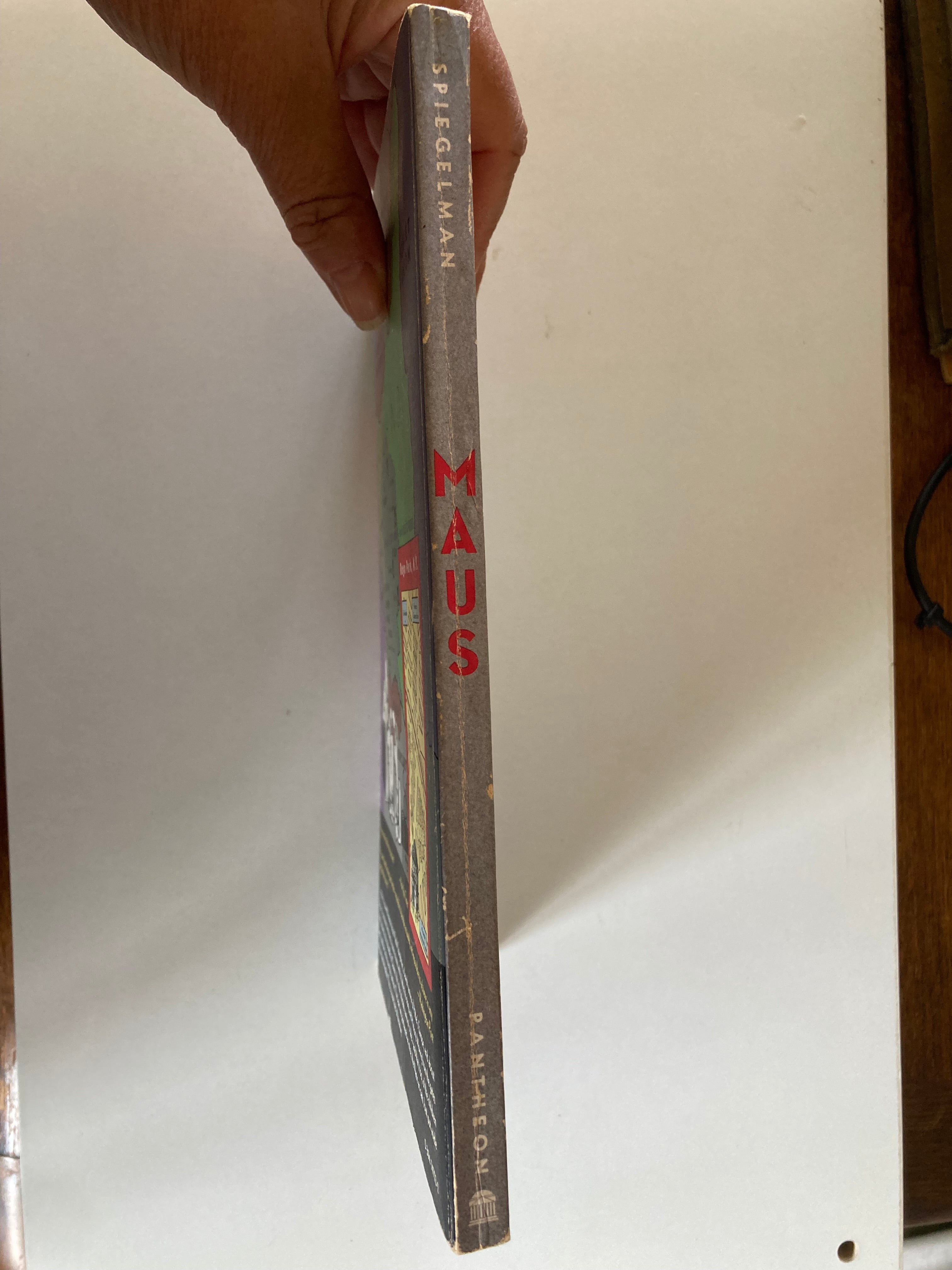 Maus A Survivor's Tale by Art Spiegelman Stated First Edition Pantheon Books 1986 Cartoon Autobiography about the Holocaust