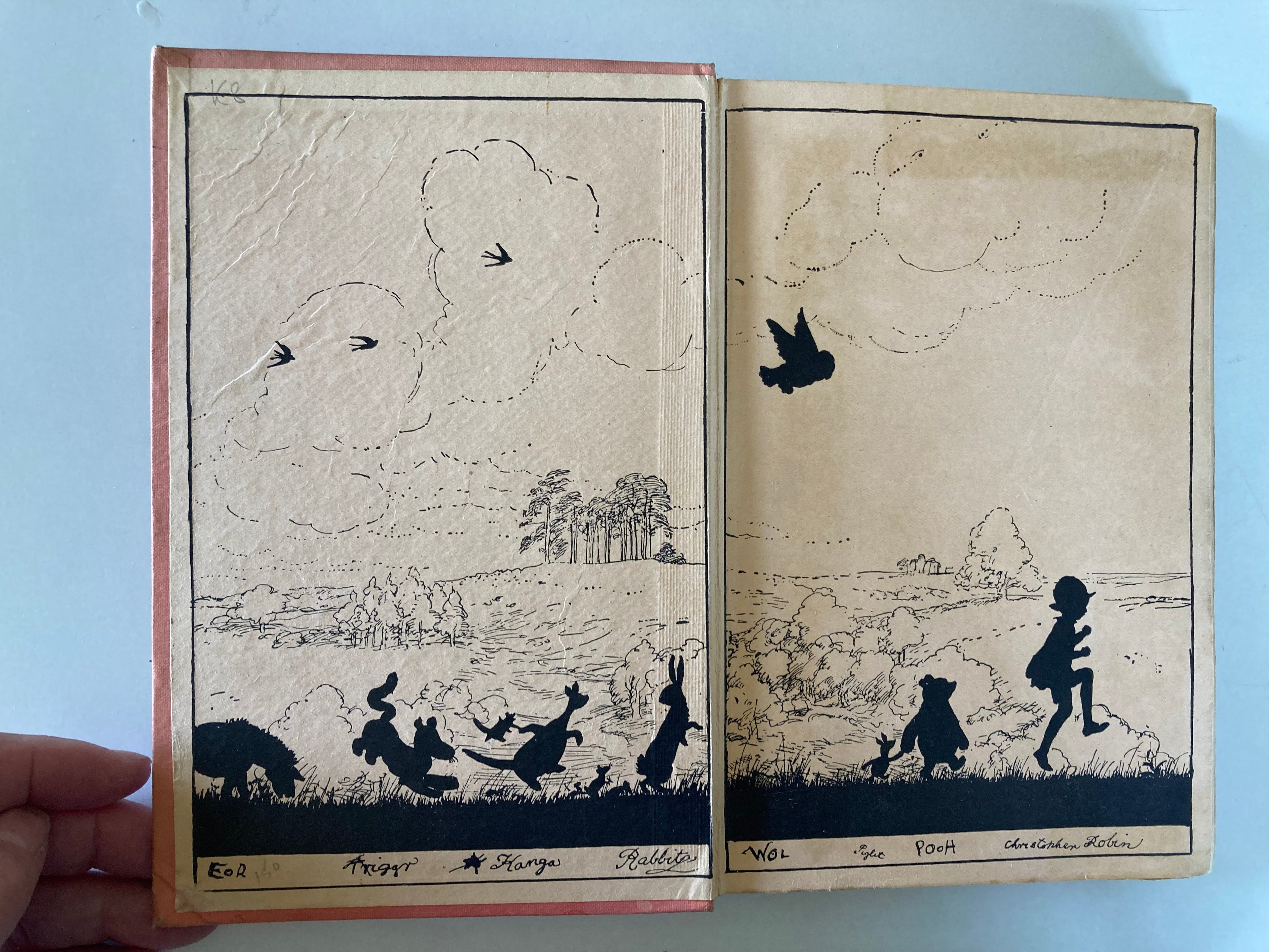 The House at Pooh Corner by A A Milne with Decorations by Ernest H Shepard First Edition 1928