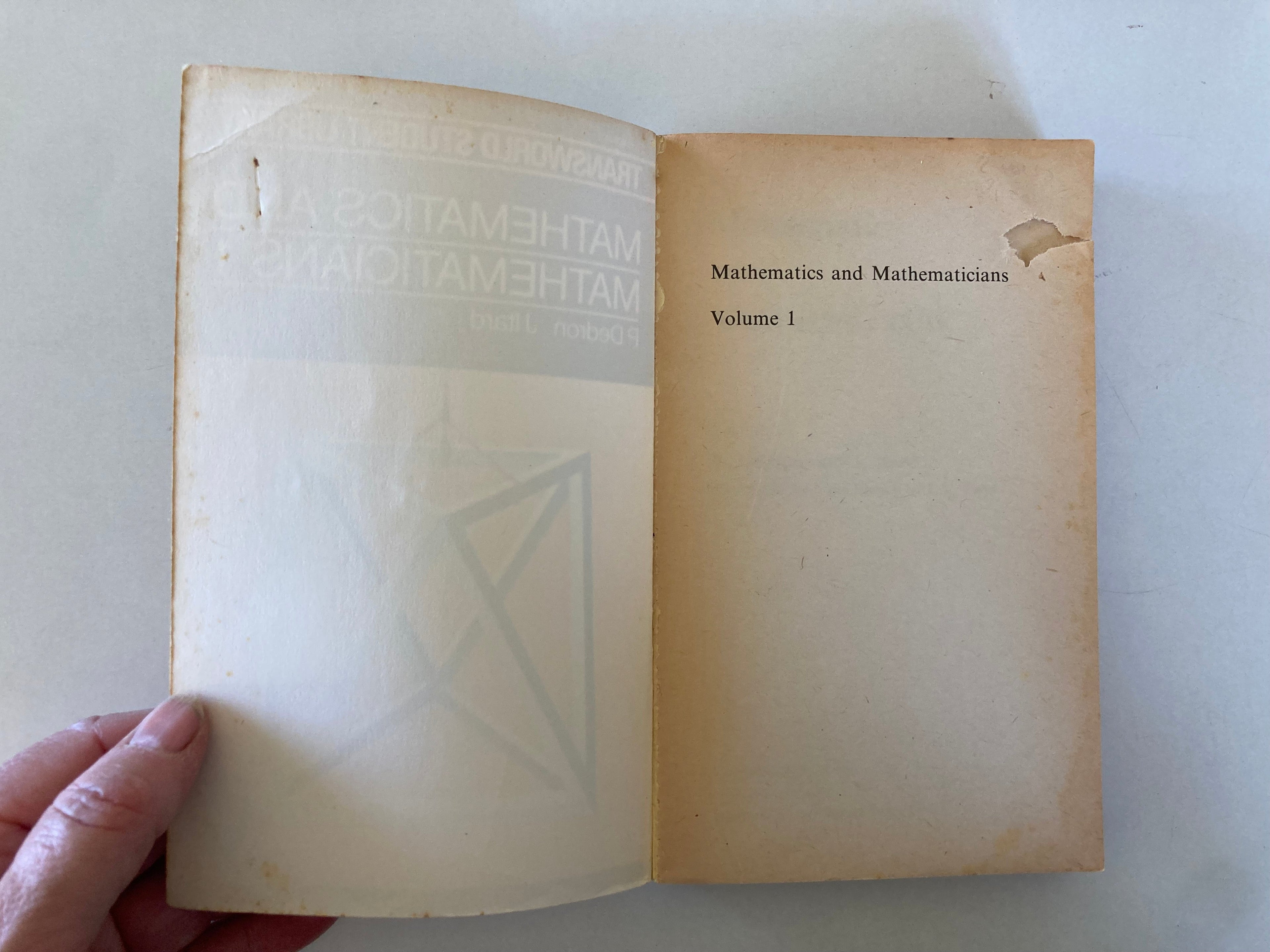 Mathematics and Mathematicians Vol I and 2 by P Dedron and J Itard Open University Set Books from 1974