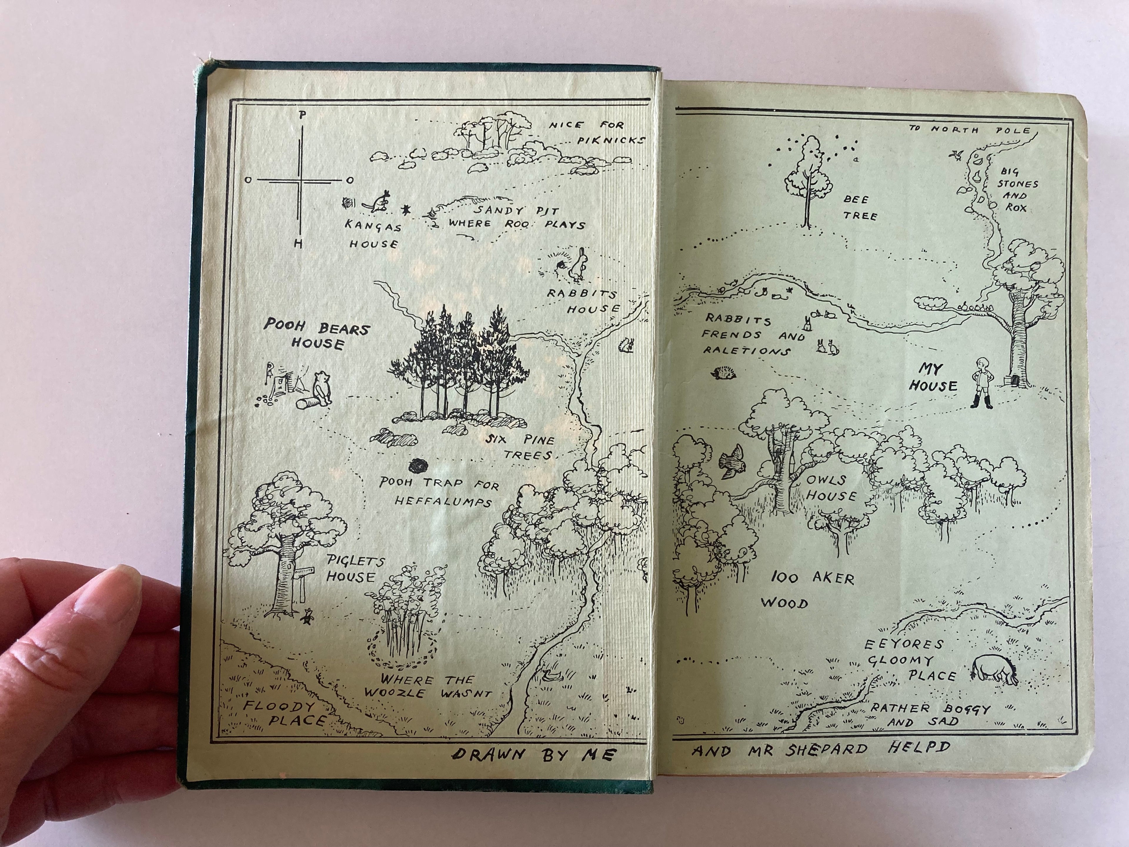 Winnie the Pooh by A A Milne with Decorations by Ernest H Shepard Fifth Edition 1927