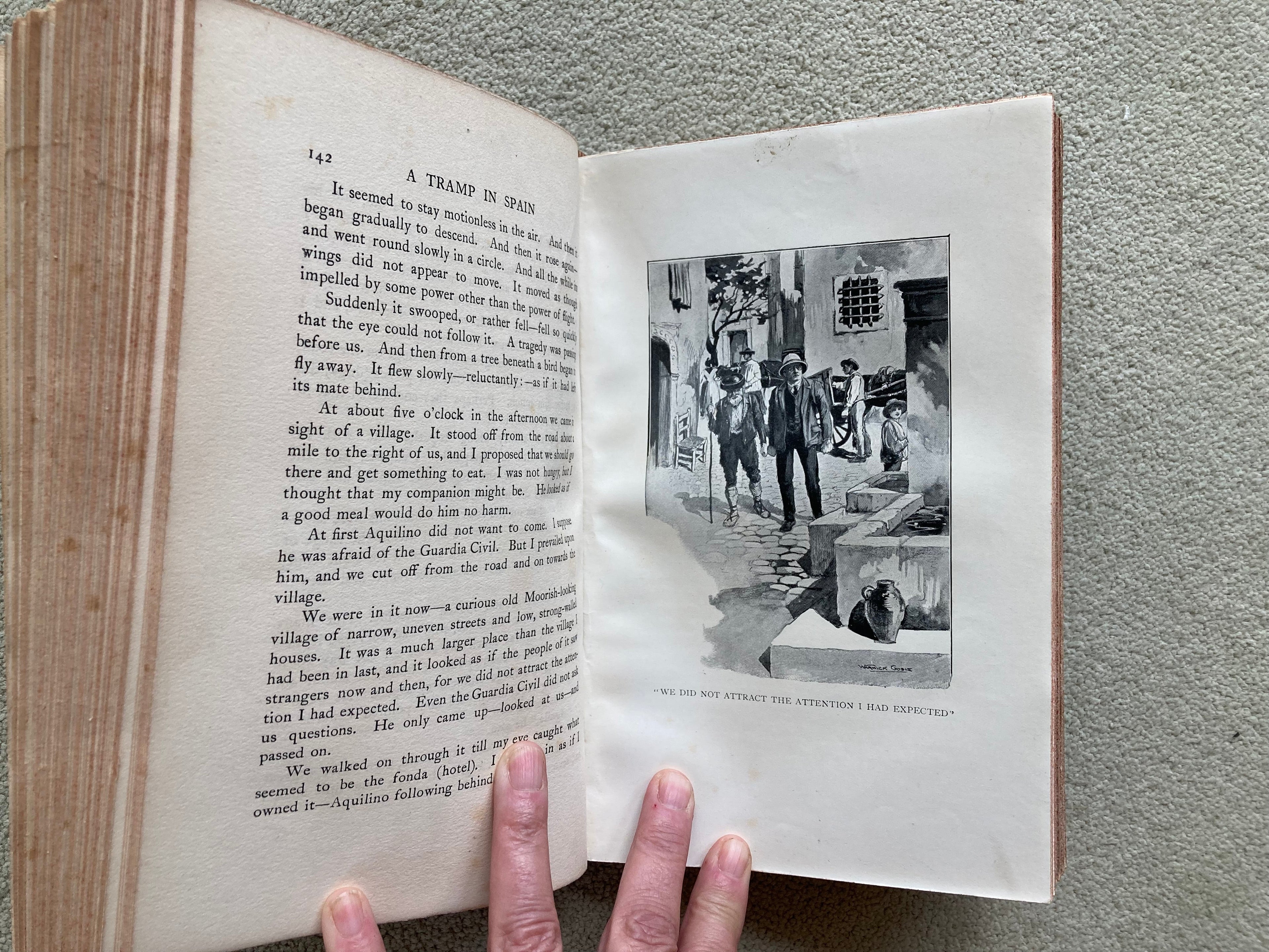 A Tramp in Spain From Andalusia to Andorra by Bart Kennedy Hardback Book from early 1900
