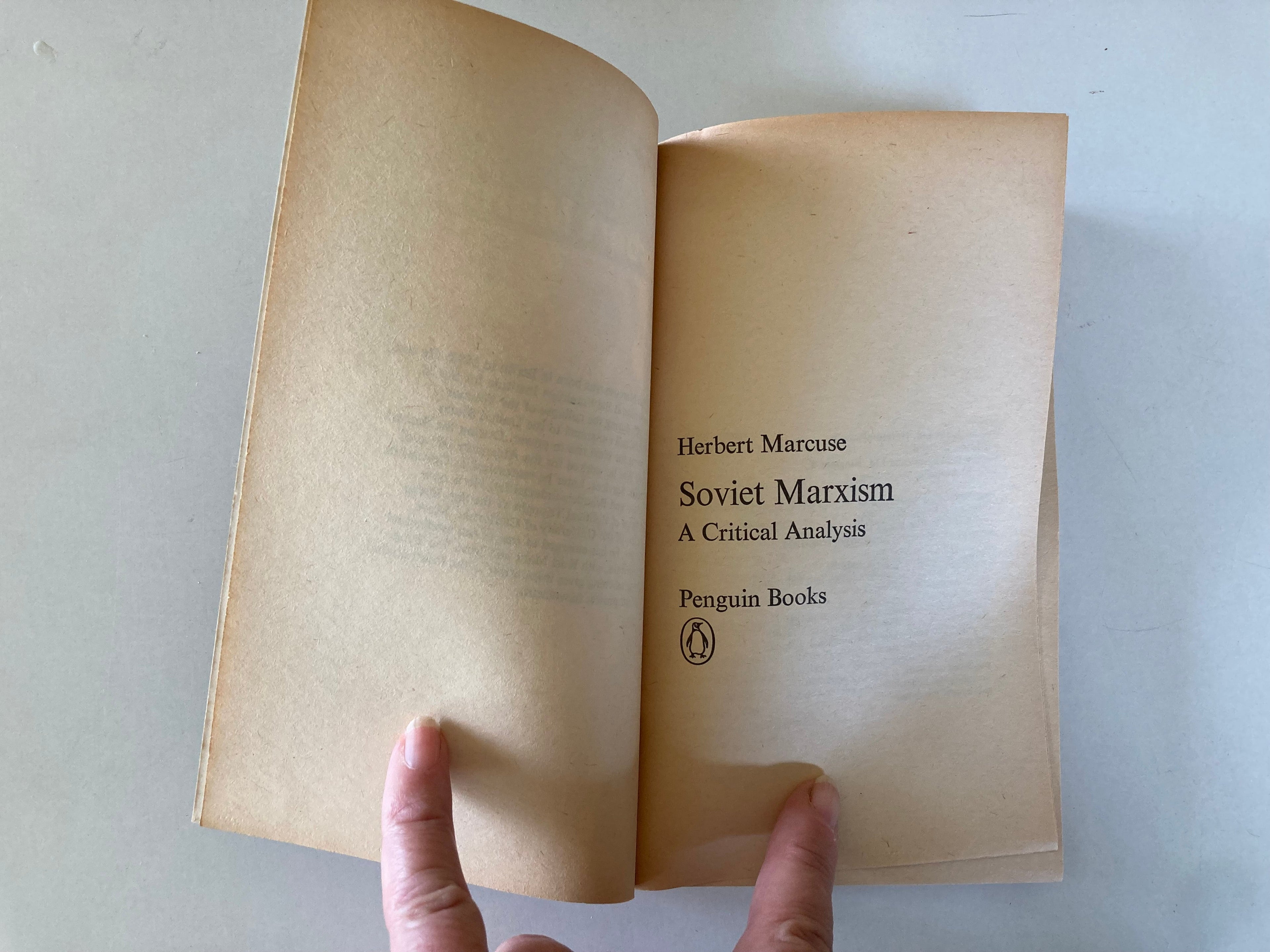 Soviet Marxism A Critical Analysis by Herbert Marcuse First Pelican Paperback from 1971