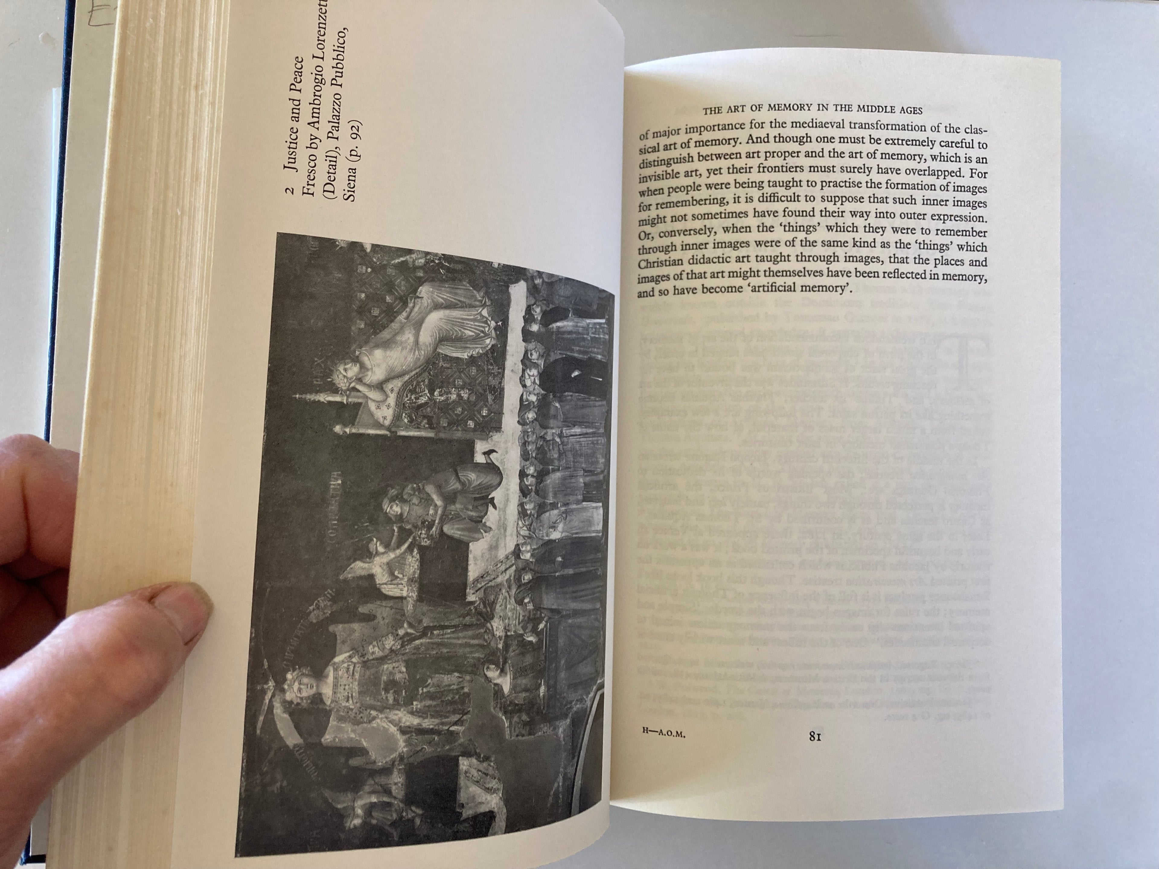 The Art of Memory by Frances A Yates First Edition Hardback Book from 1966