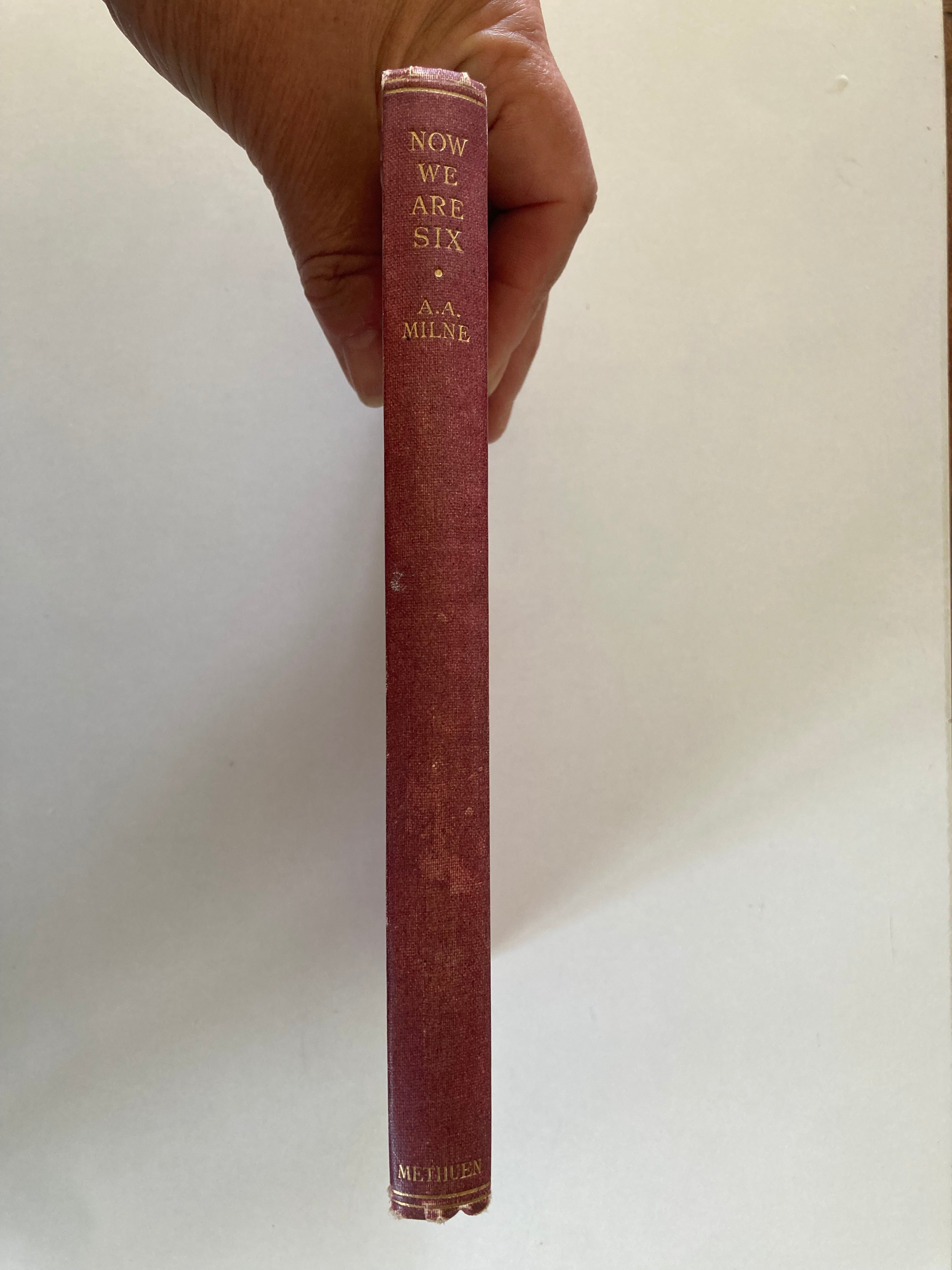 Now We Are Six by A A Milne with Decorations by Ernest H Shepard Second Edition 1927