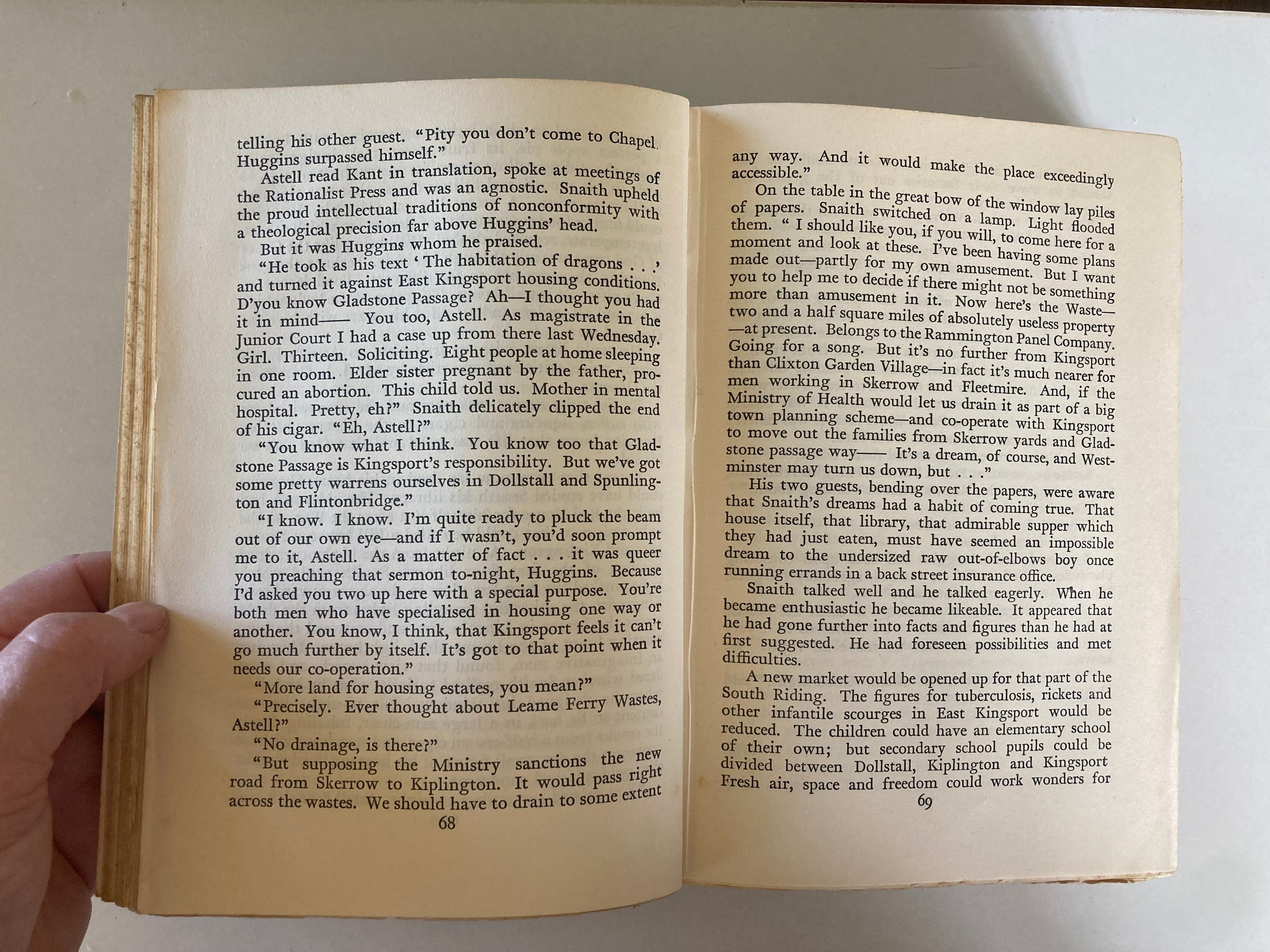 South Riding by Winifred Holtby 1936 Book Published by Collins