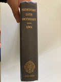 An Elementary Latin Dictionary by Charlton T Lewis Published by Oxford in 1975