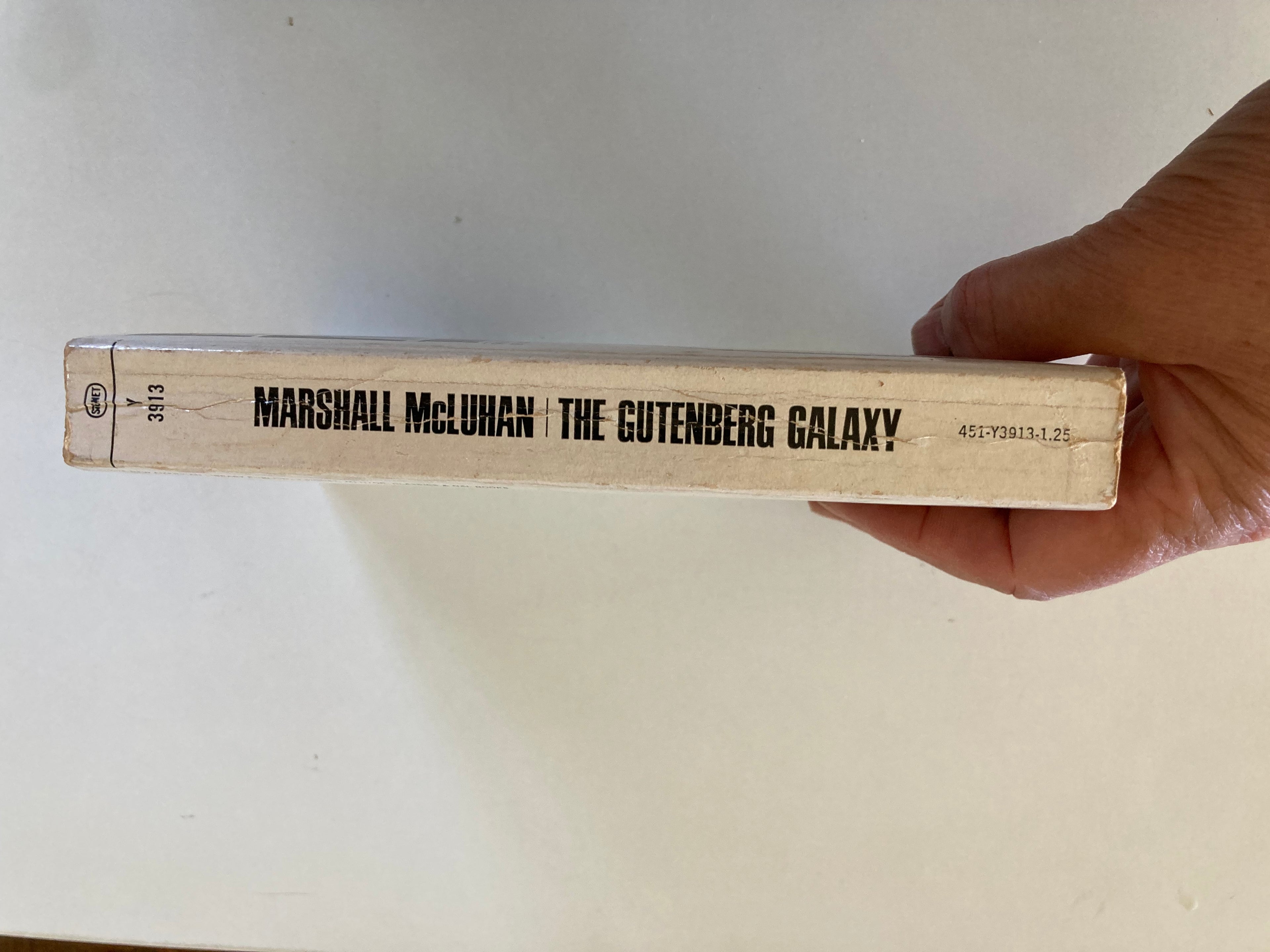 The Gutenberg Galaxy by Marshall McLuhan Signet Paperback Book from 1969