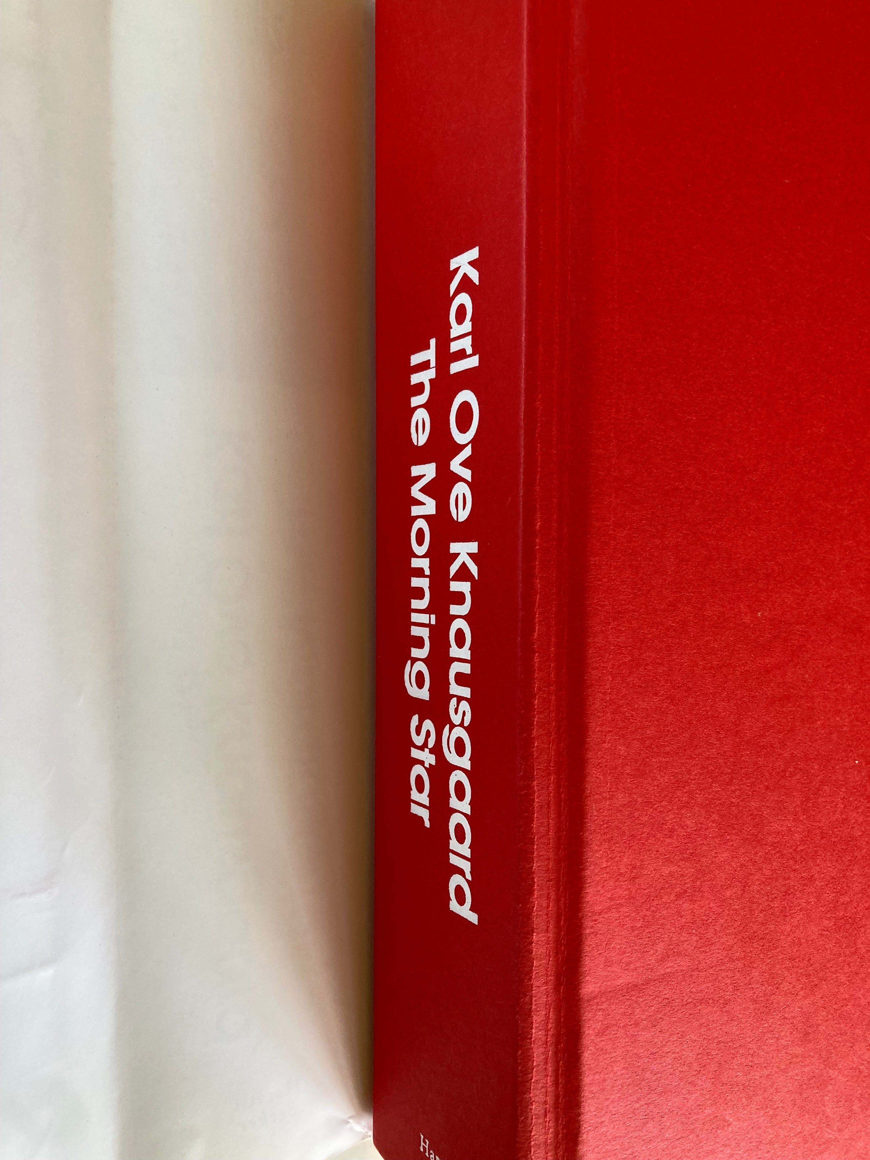 The Morning Star by Karl Ove Knausgård Signed First Edition Hardback Book
