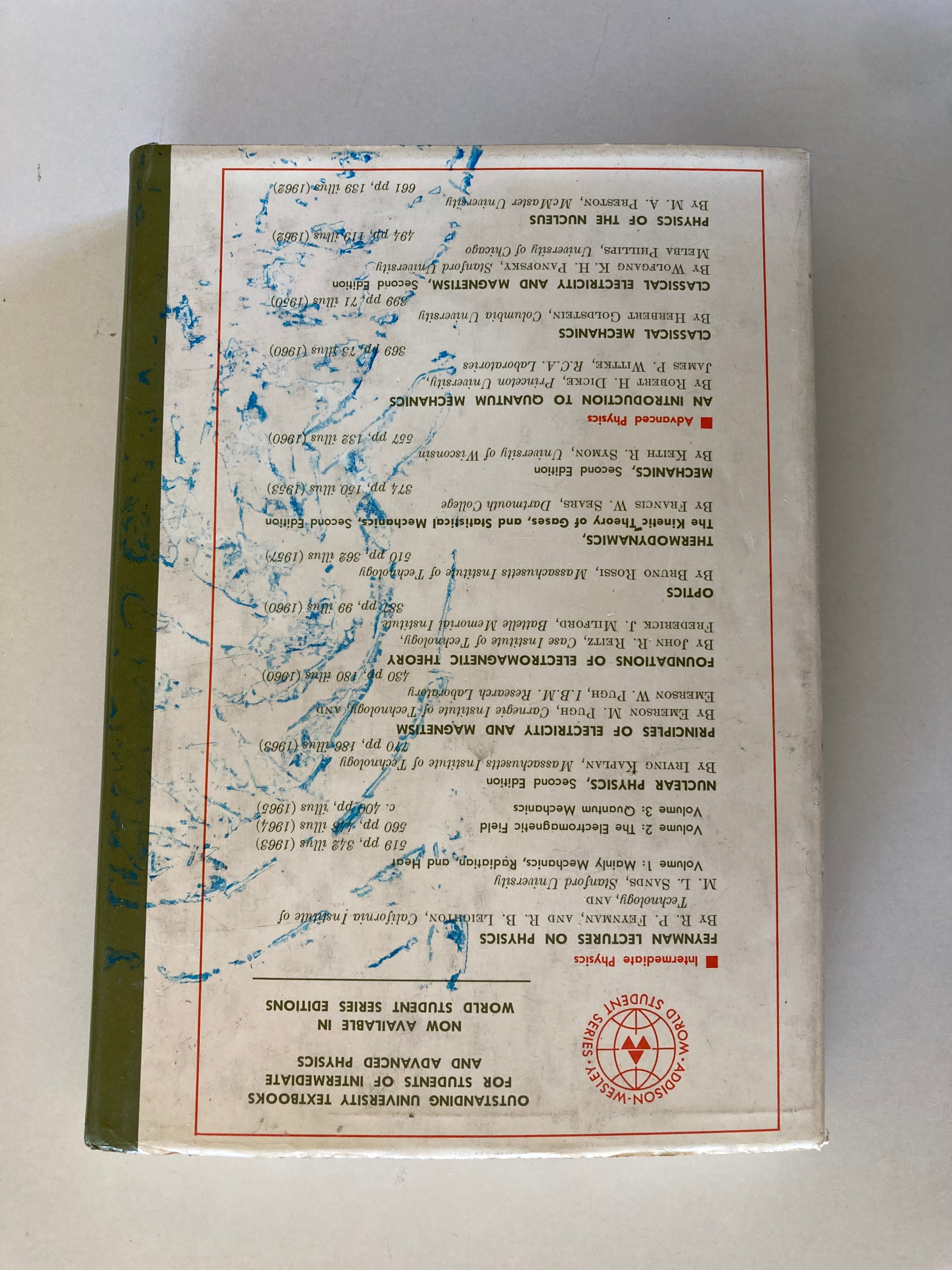 Principles of Electricity and Magnetism E M & E W Pugh Hardback Book from 1965 World Student Series