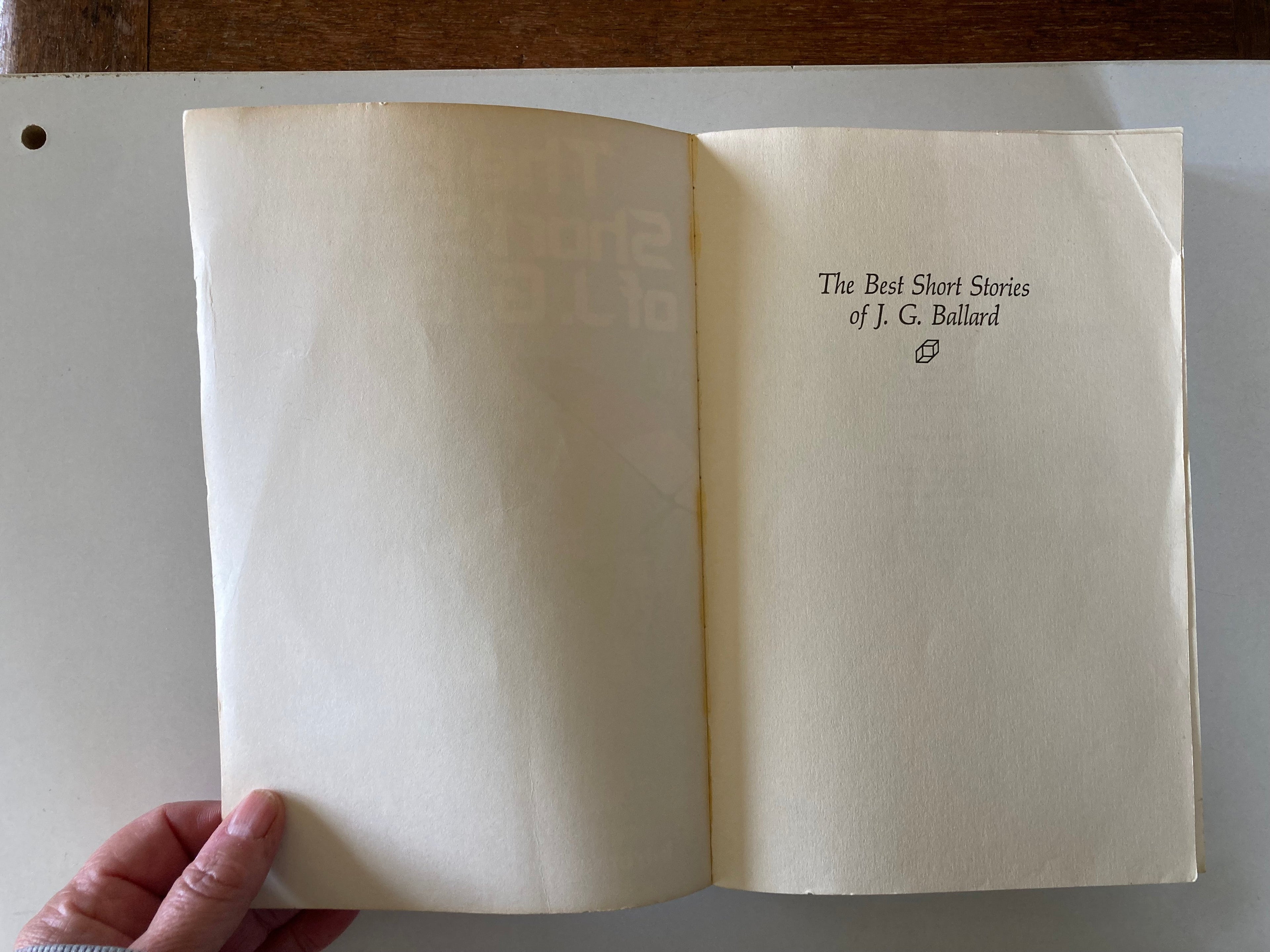 The Best Short Stories of J G Ballard Paperback Book Published in 1978