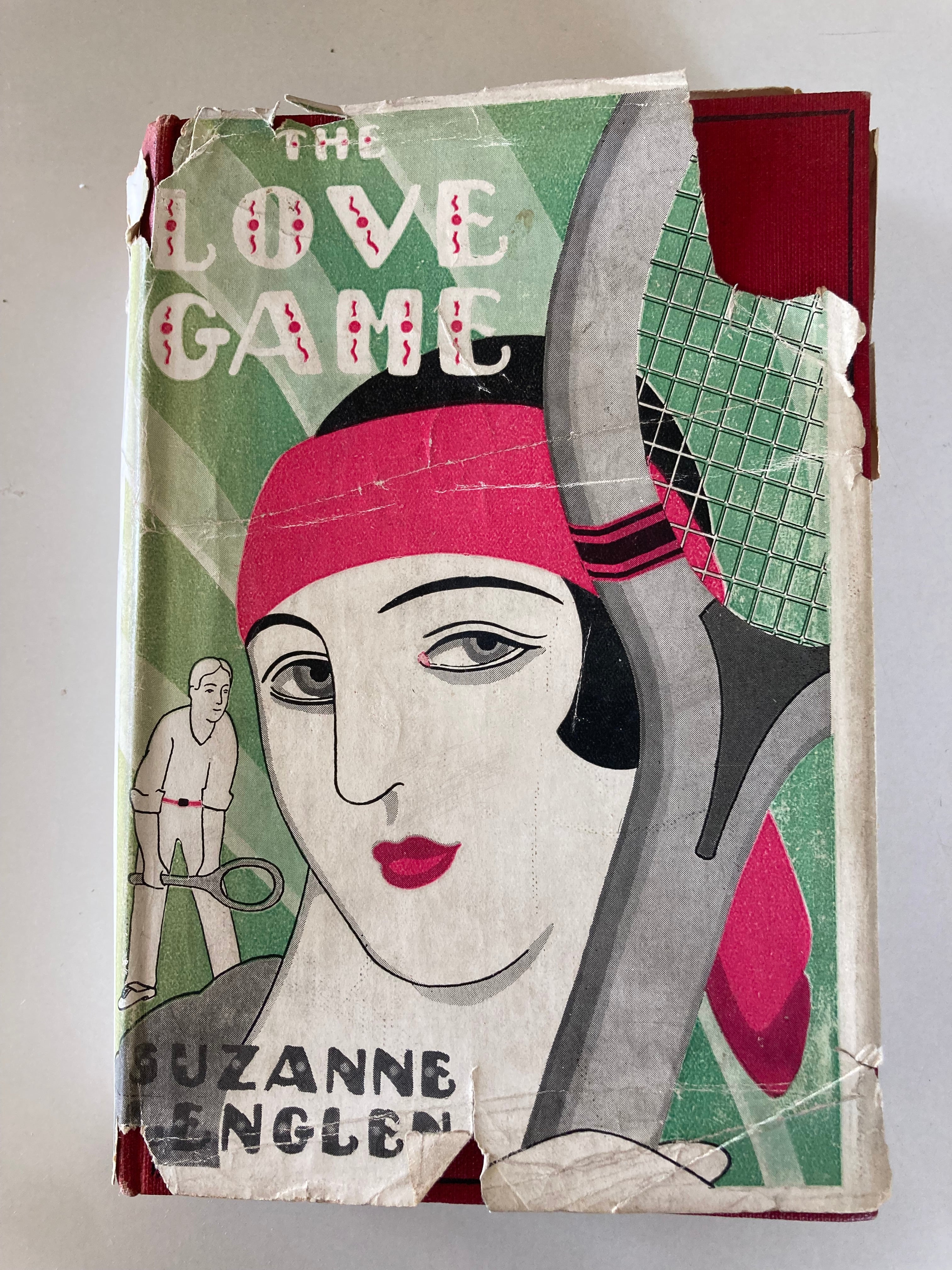 The Love Game by Suzanne Lenglen Being the Life Story of Marcelle Penrose First Edition Book from 1925 RARE