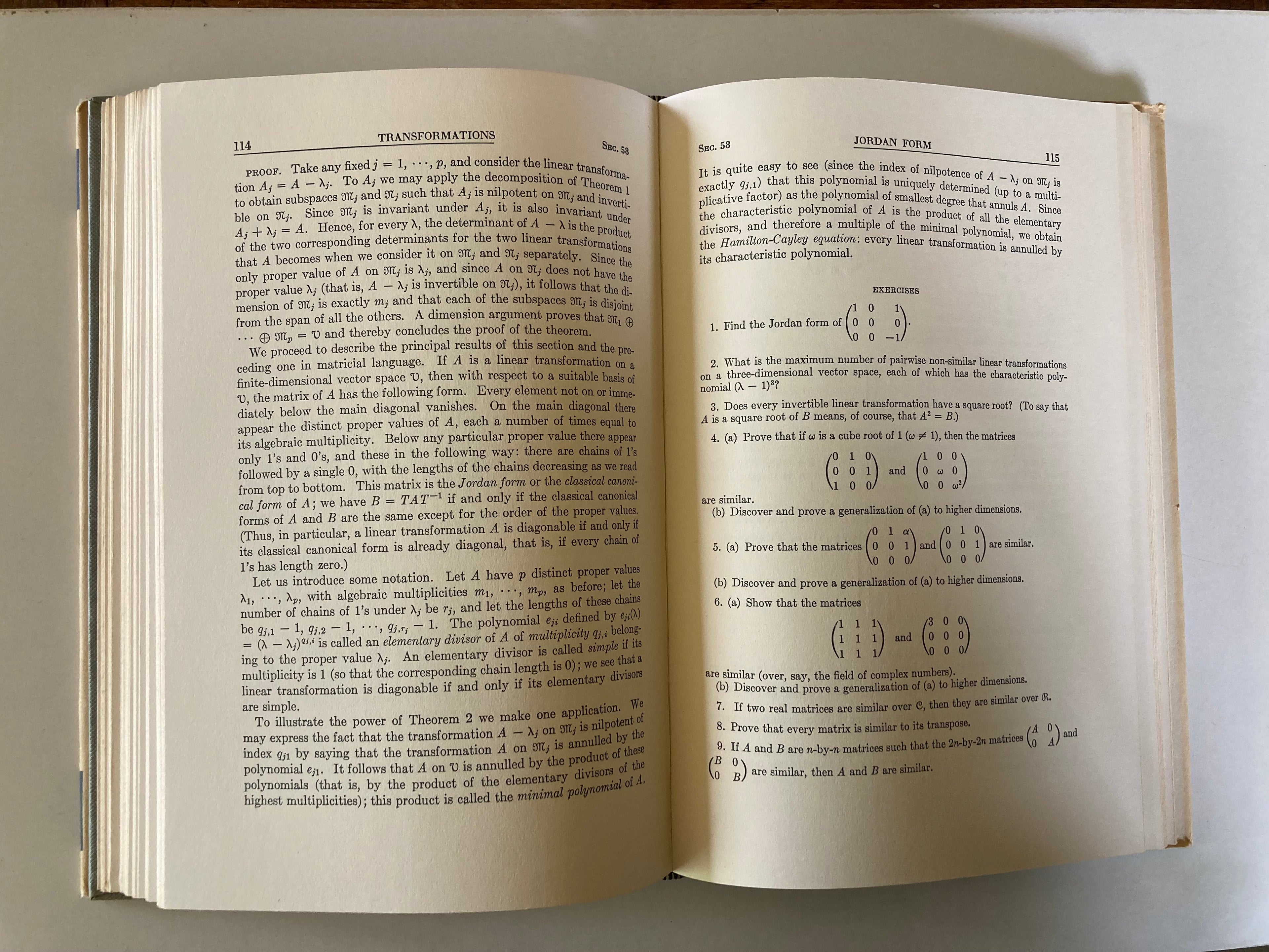 Finite-Dimensional Vector Spaces Second Edition 1958 Paul R Halmos Mathematics