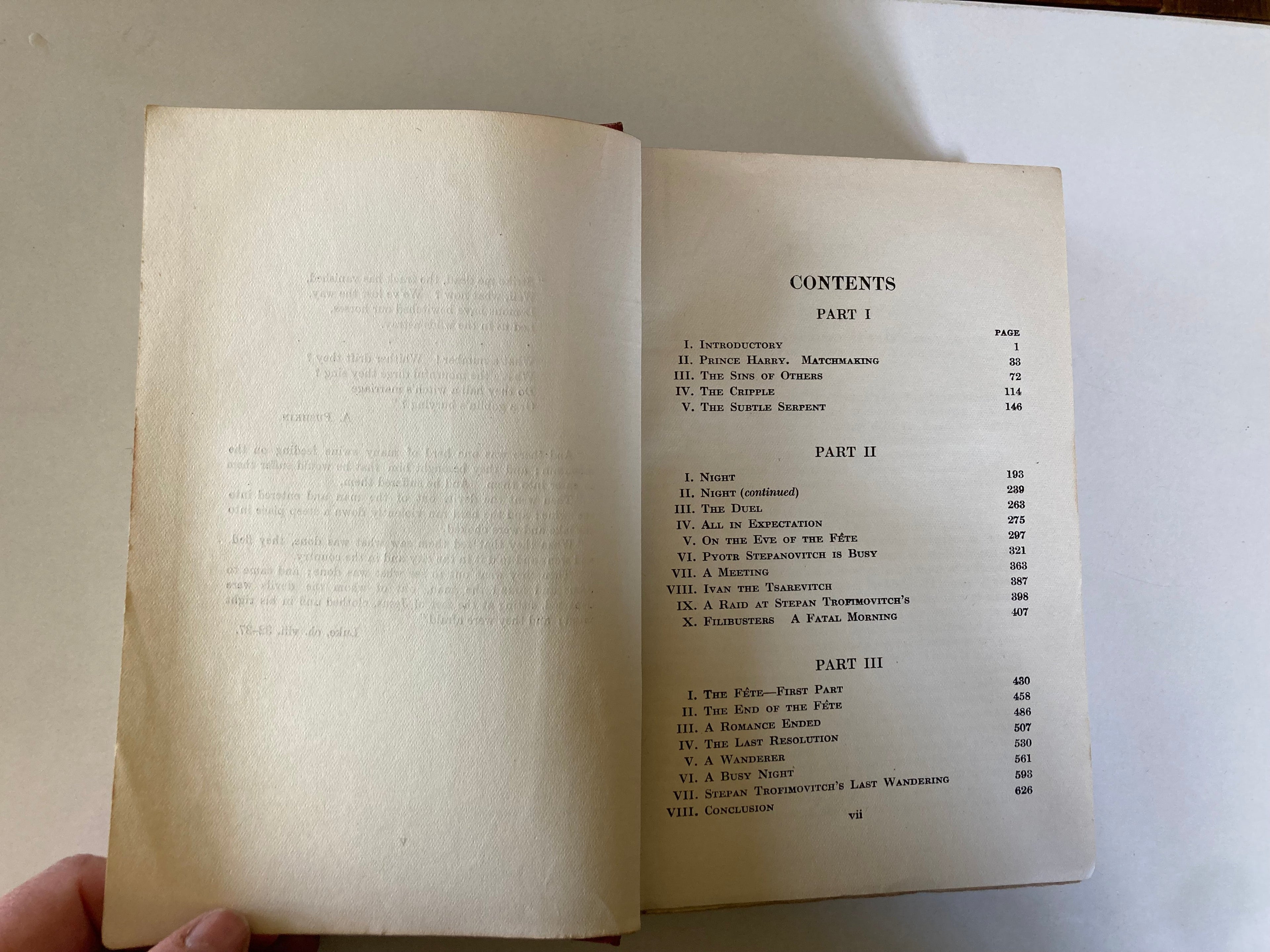 The Possessed by Fyodor Dostoevsky Translated by Constance Garnett 1913 First Edition Cloth Hardback Book