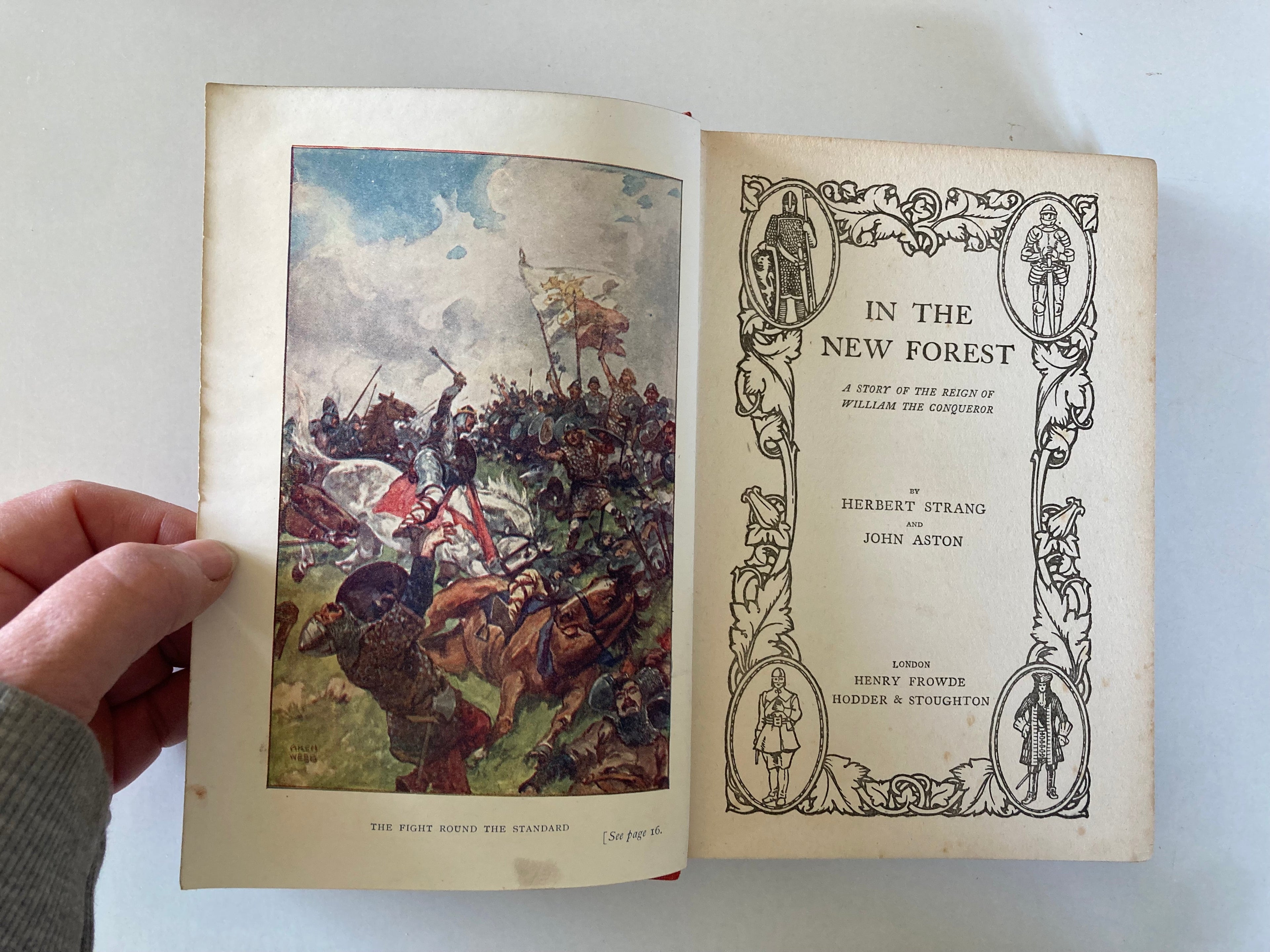 Herbert Strang's Historical Series With the Black Prince The Reign of Edward VIII & In the New Forest The Reign of William I