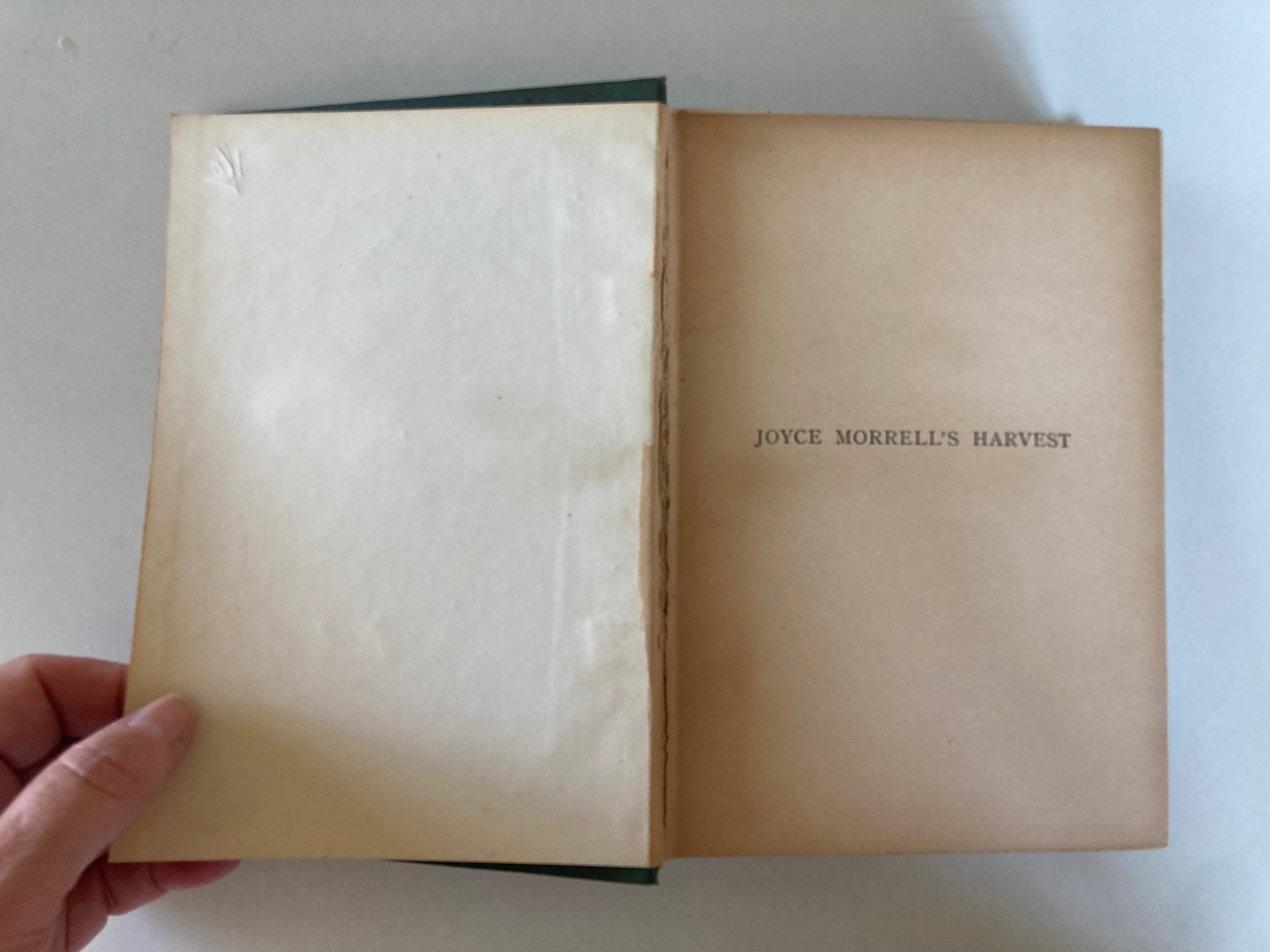 Joyce Morrell's Harvest or The Annals of Selwick Hall A Story of the Reign of Elizabeth by Emily Sarah Holt Published by J F Shaw and Co around 1890 (Copy) (Copy)