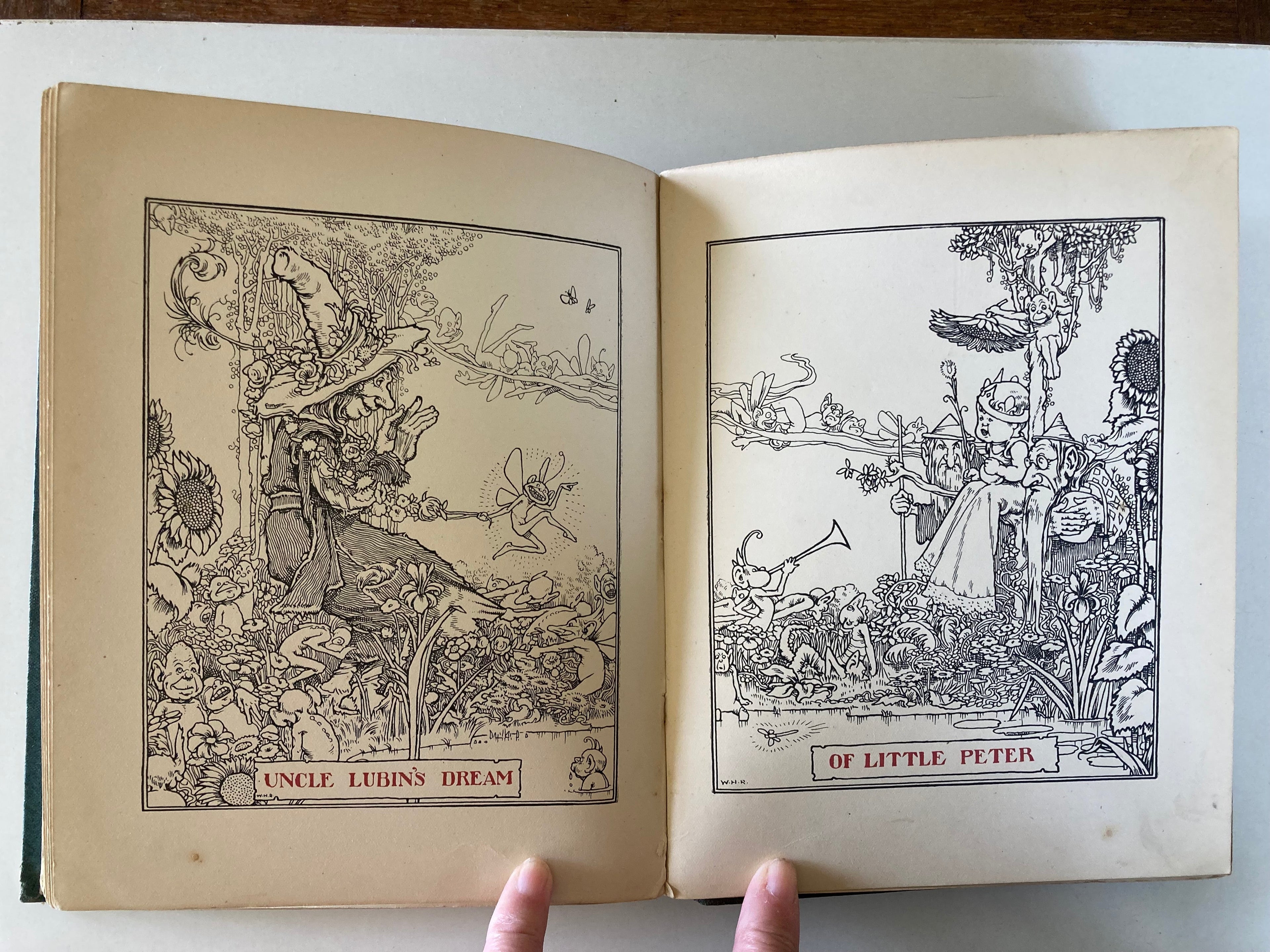 The Adventures of Uncle Lubin Told and Illustrated by W Heath Robinson First Edition Book from 1902