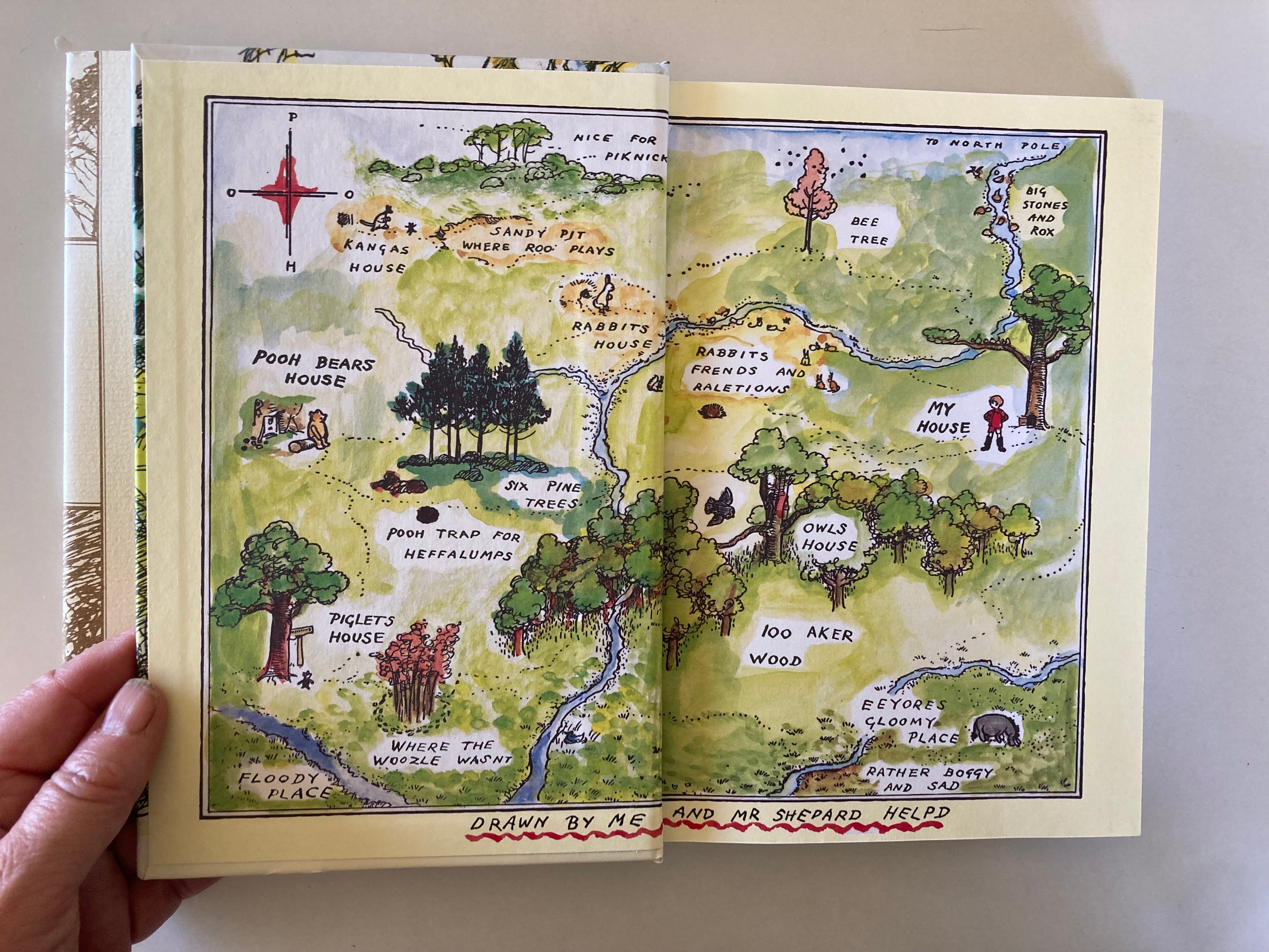 Winnie the Pooh A A Milne with Decorations by E H Shepard 80th Anniversary Edition with Swarovki Purchase Slip