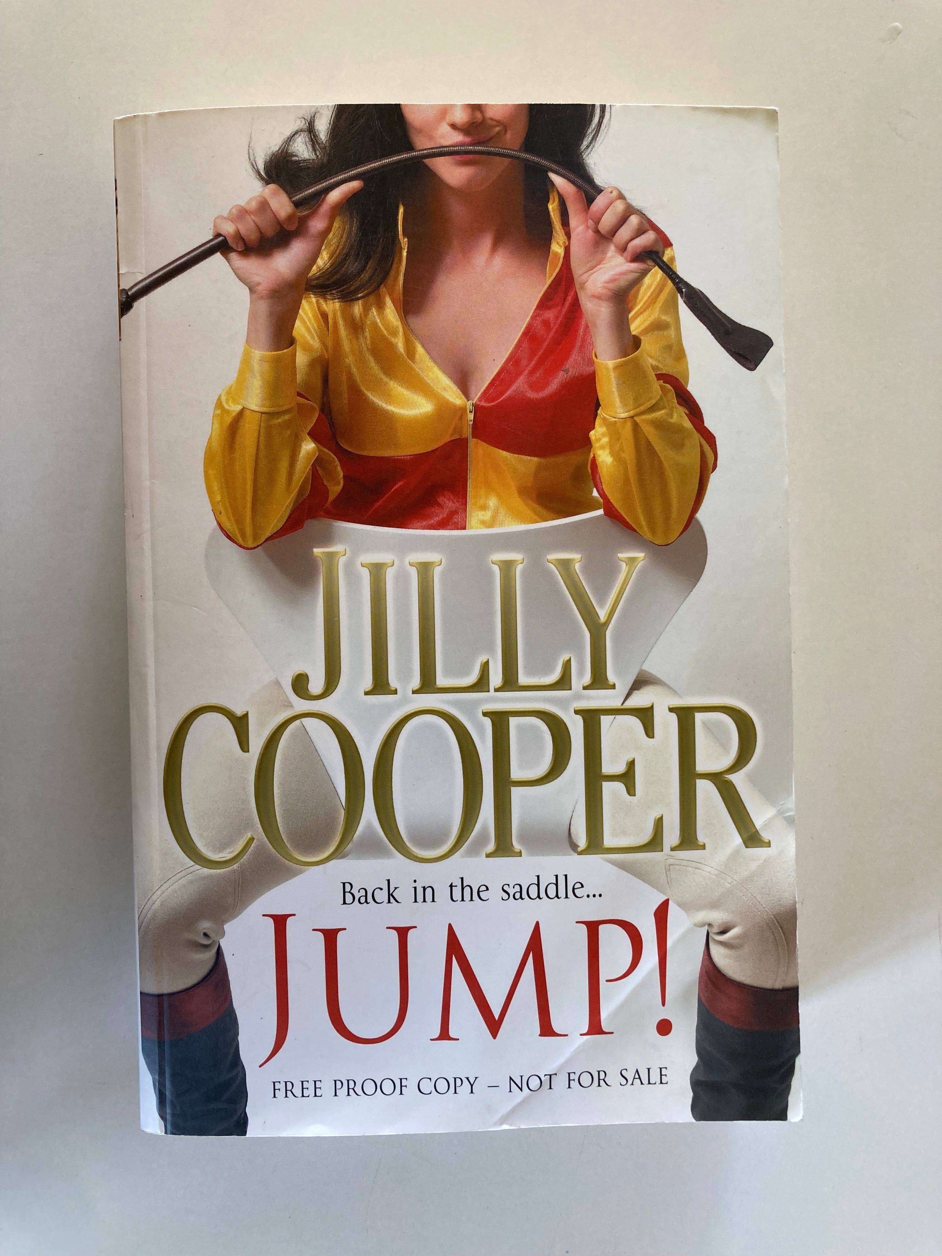 Jump! Jilly Cooper SIGNED Uncorrected Proof Copy 2010 Paperback Author of Rivals RARE