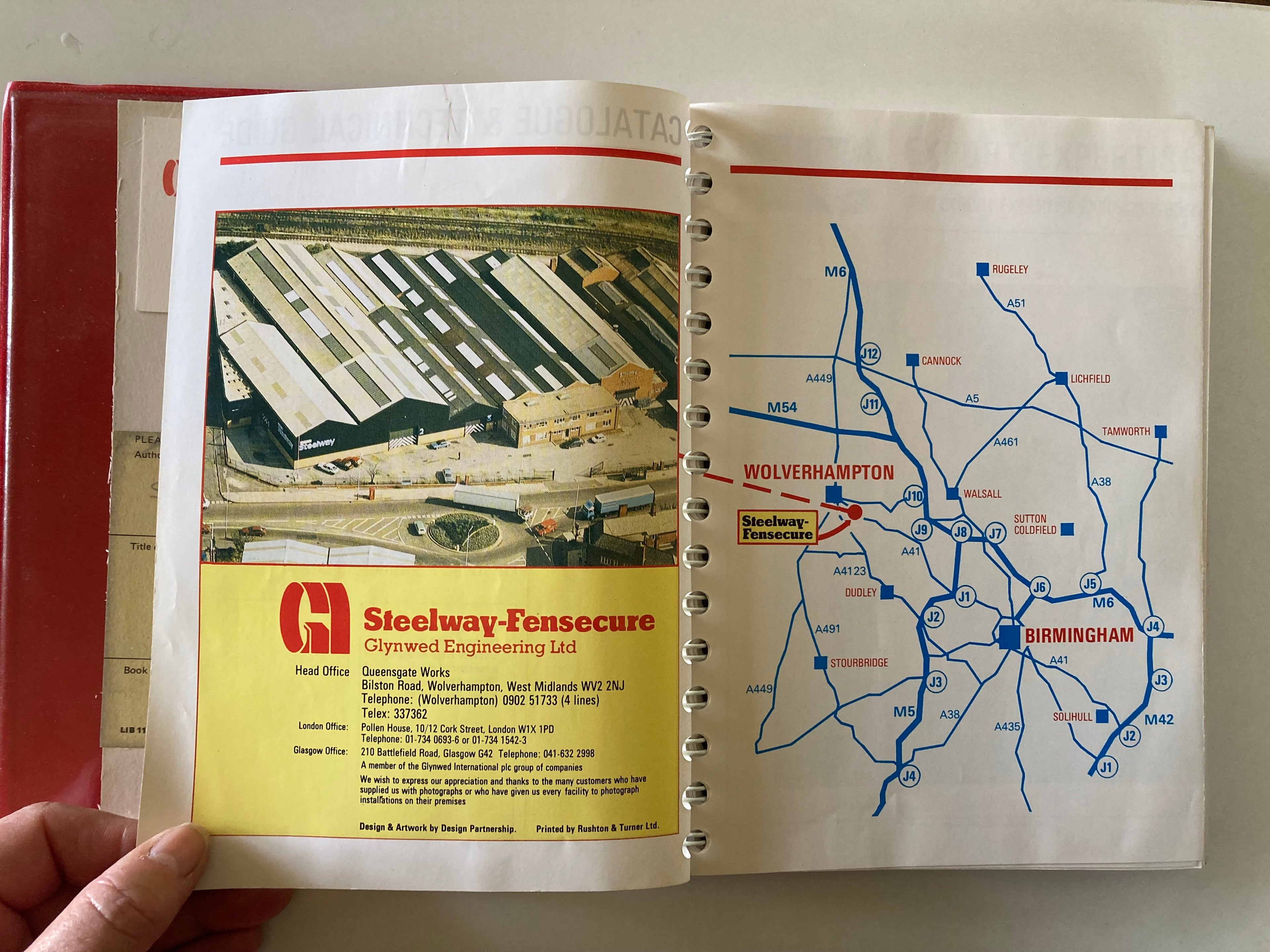Steelway-Fensecure Glynwed Engineering Ltd Catalogue & Technical Guide from the 1980s