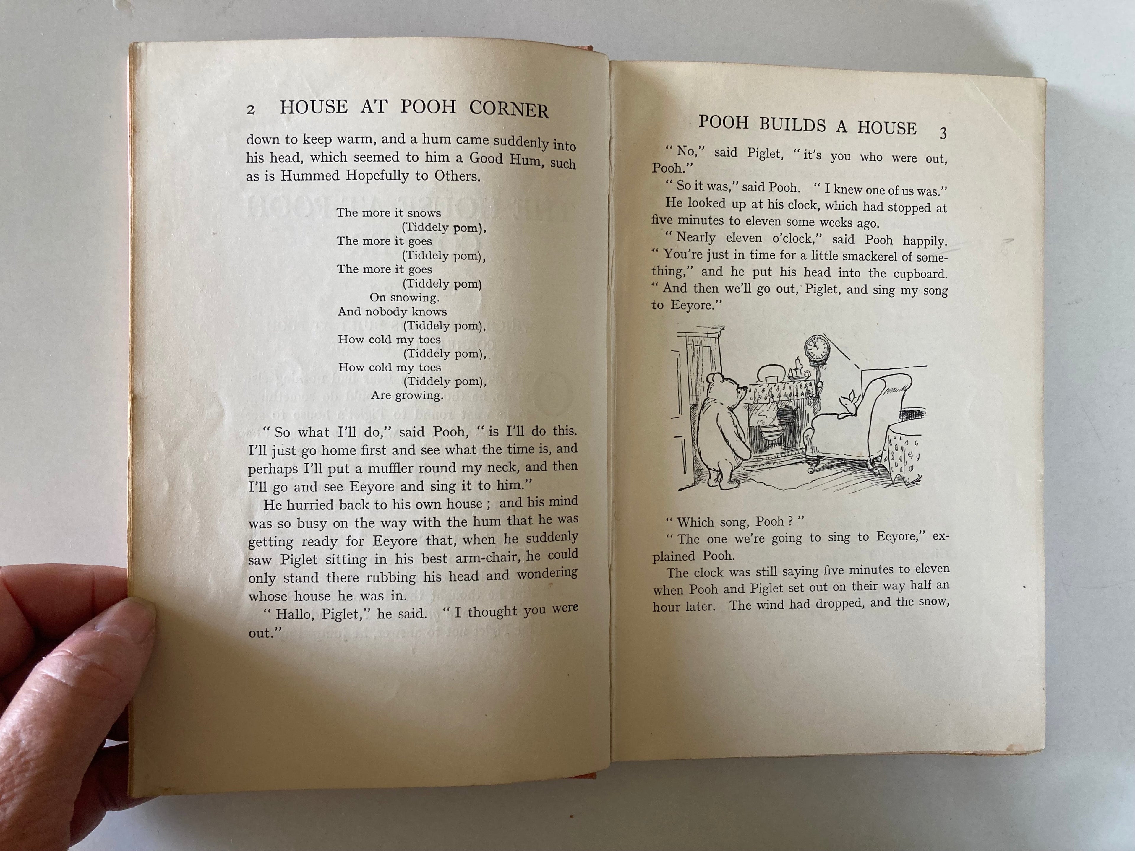 The House at Pooh Corner by A A Milne with Decorations by Ernest H Shepard First Edition 1928