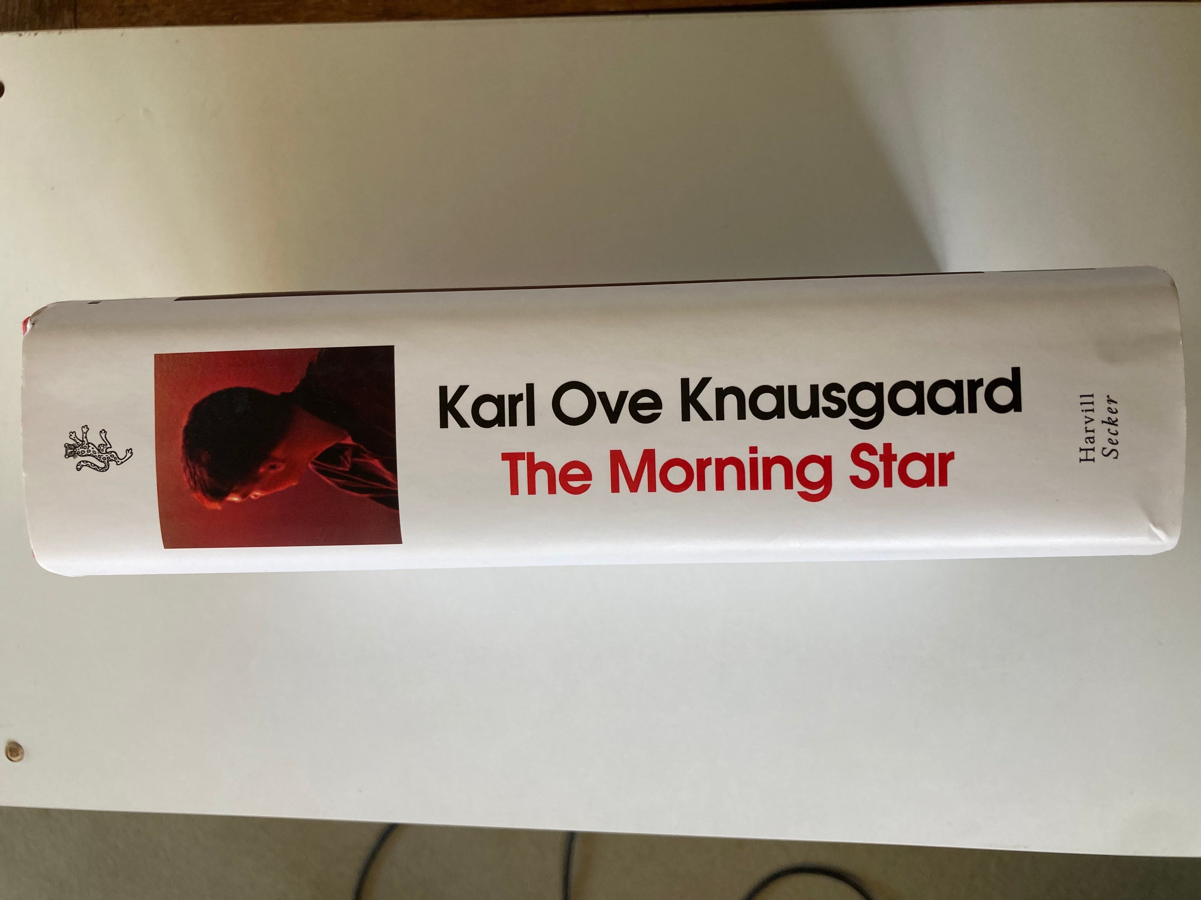 The Morning Star by Karl Ove Knausgård Signed First Edition Hardback Book