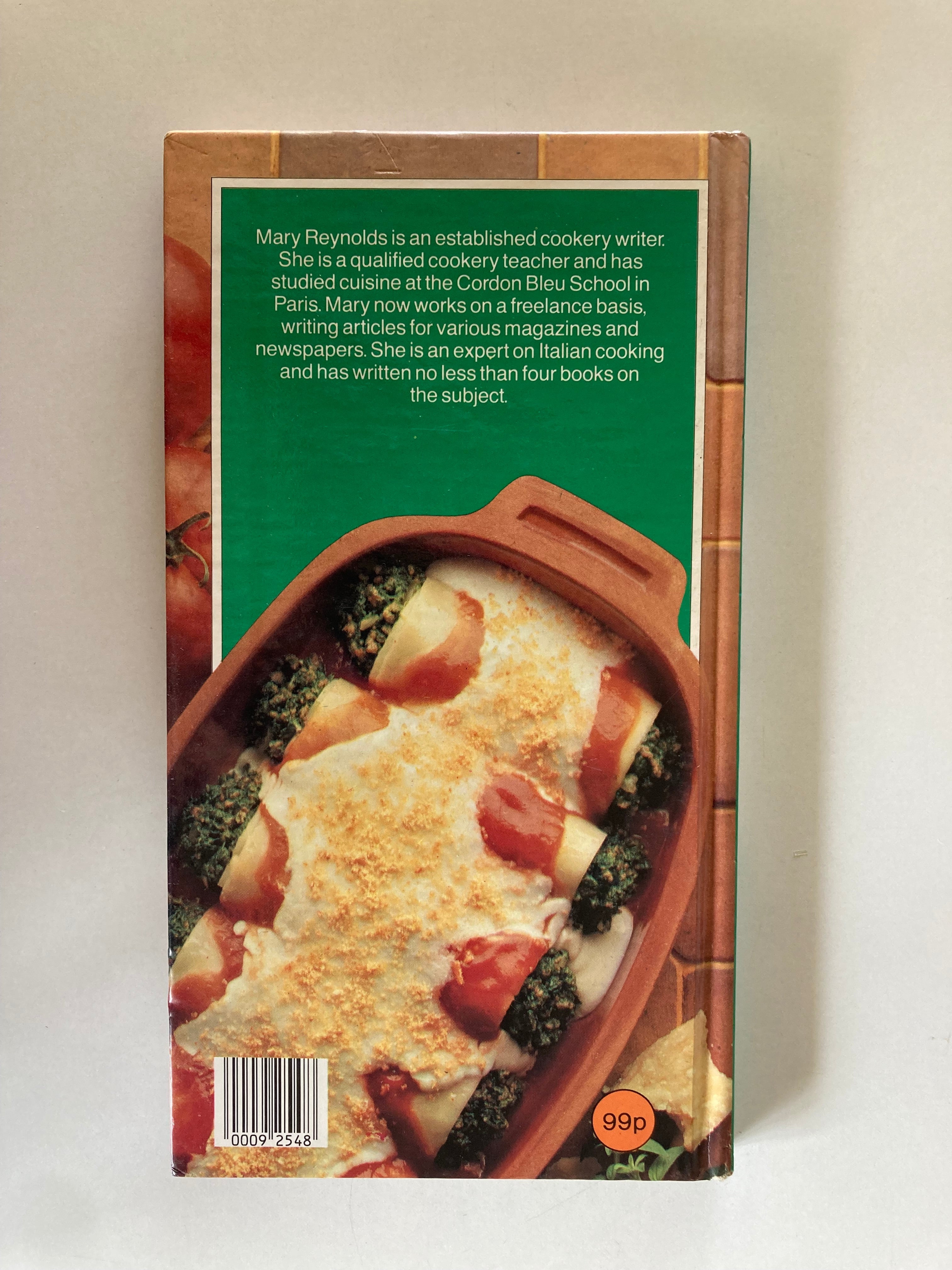 The Sainsbury Book of Italian Cooking by Mary Reynolds 1984 Hardback Book