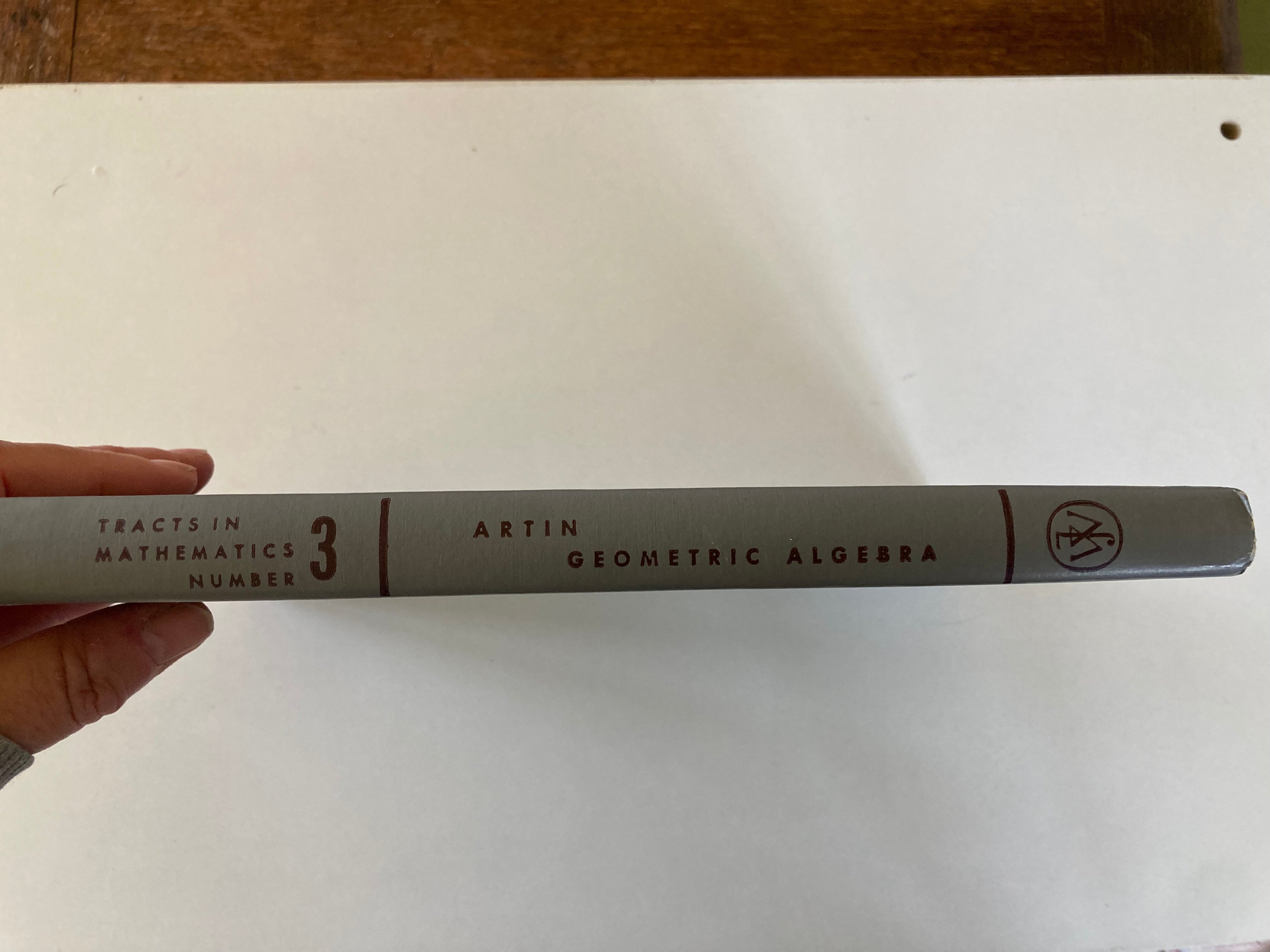 Geometric Algebra by E Artin Interscience Tracts First Edition Hardback Book 1966