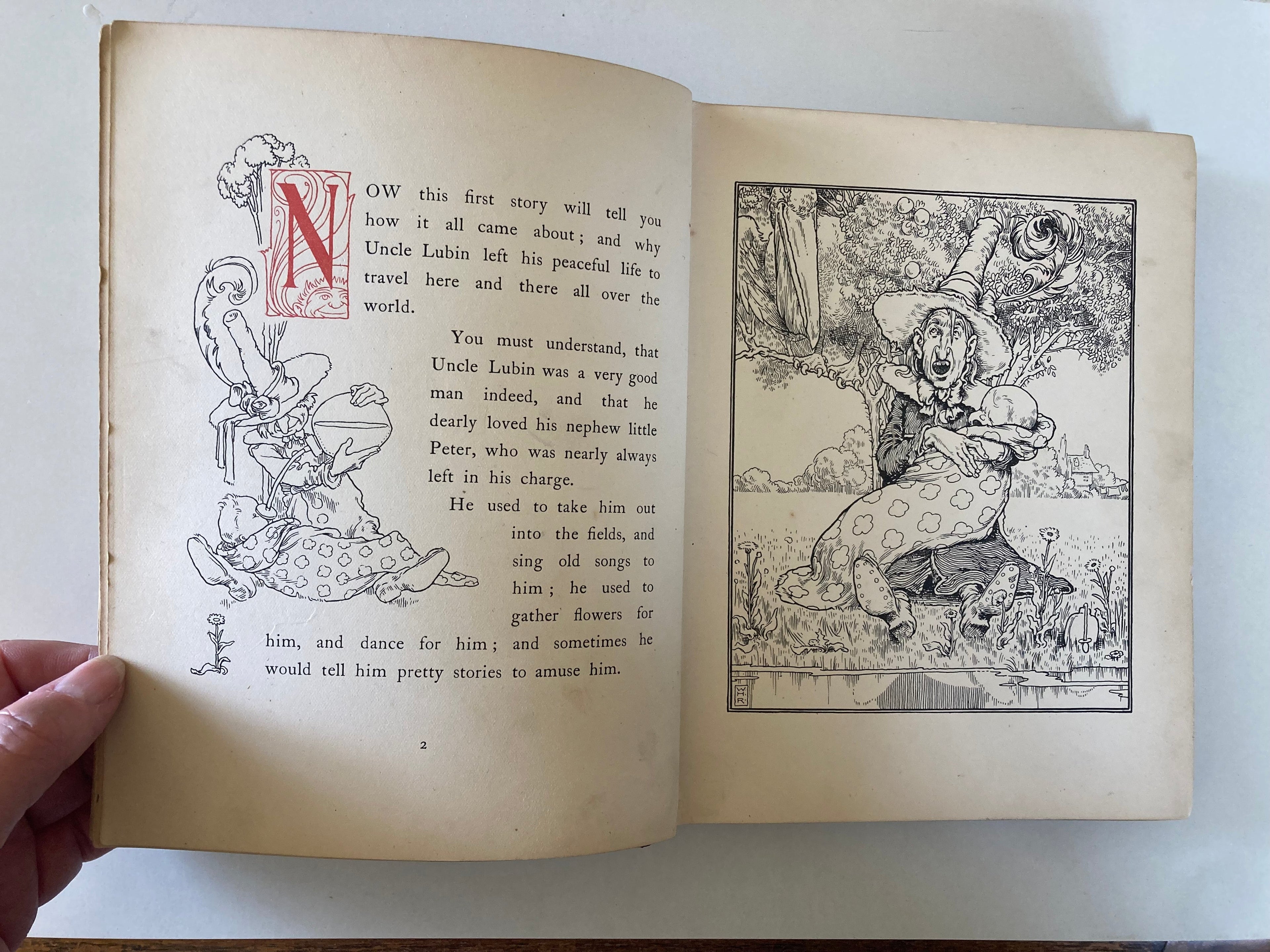 The Adventures of Uncle Lubin Told and Illustrated by W Heath Robinson First Edition Book from 1902