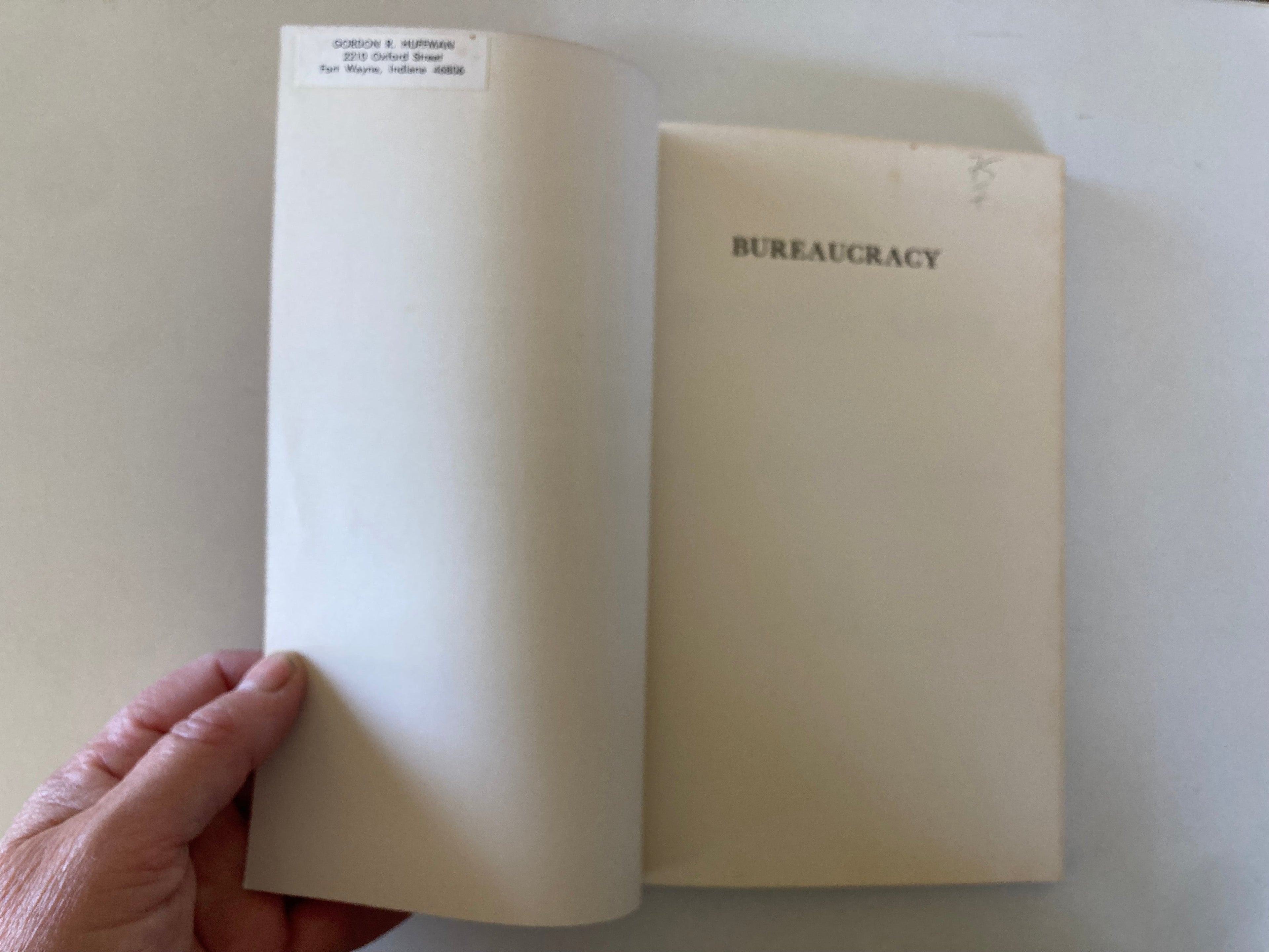 Bureaucracy by Ludwig Von Mises a Yale Paperbound Book from 1962