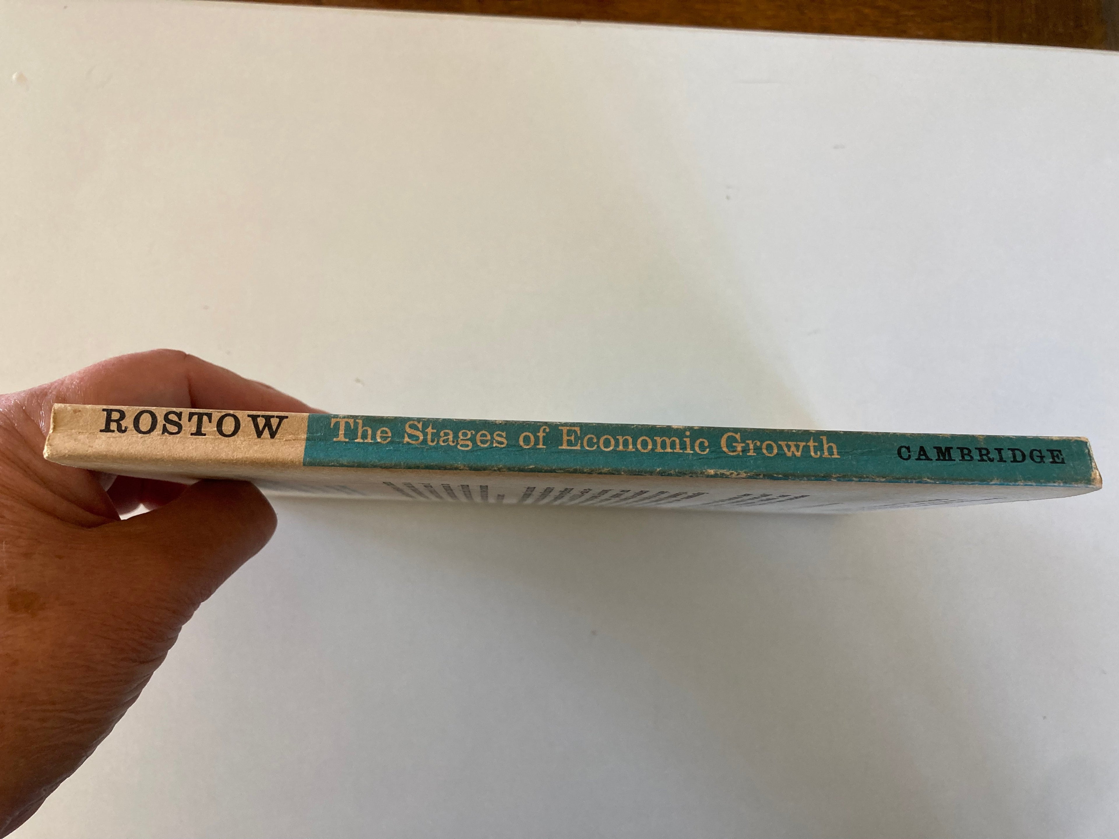 The Stages of Economic Growth a Non-Communist Manifesto W W Rostow Paperback Book from 1963