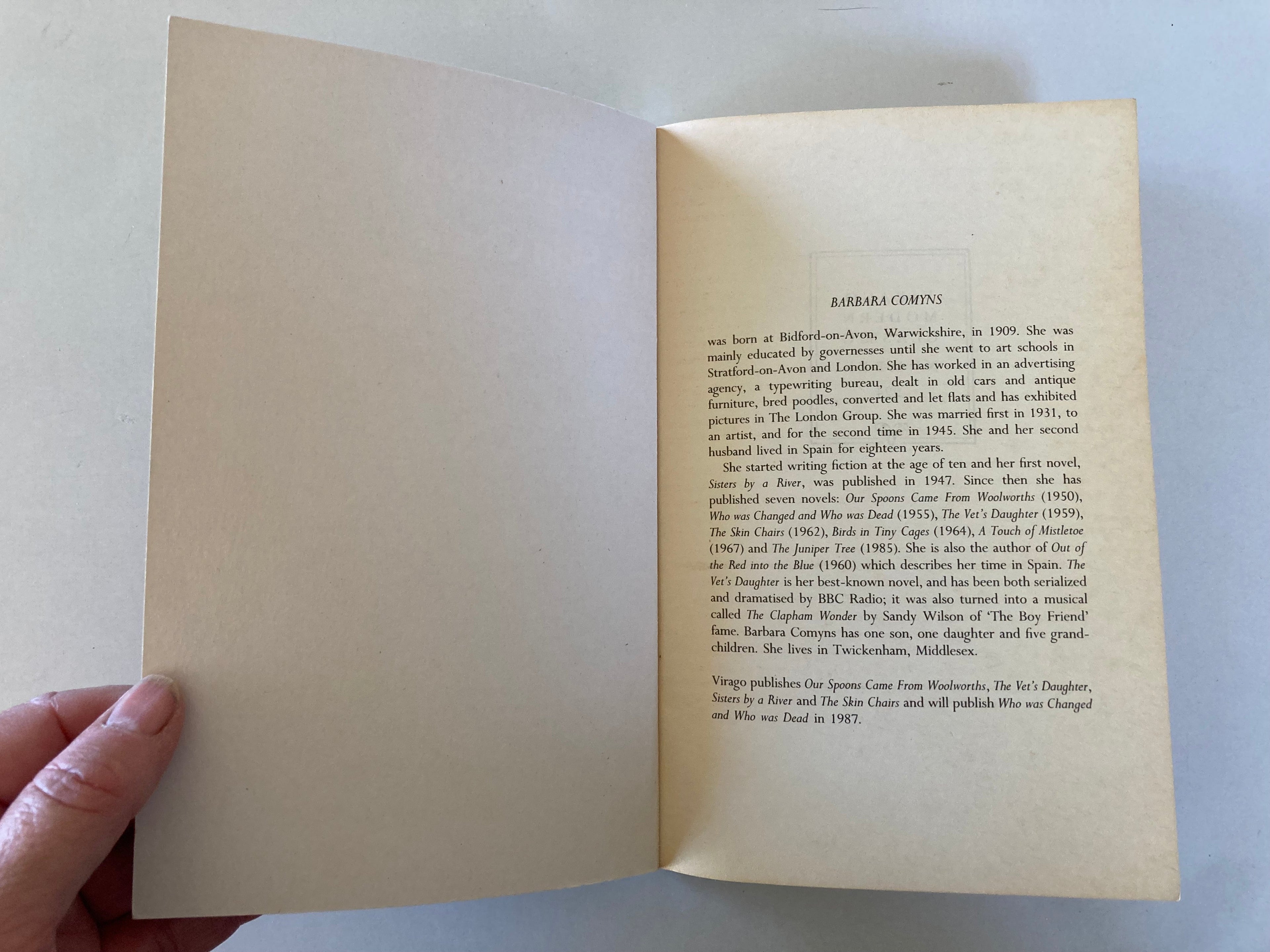 Five Barbara Comyns Virago Modern Classics including The Skin Chairs