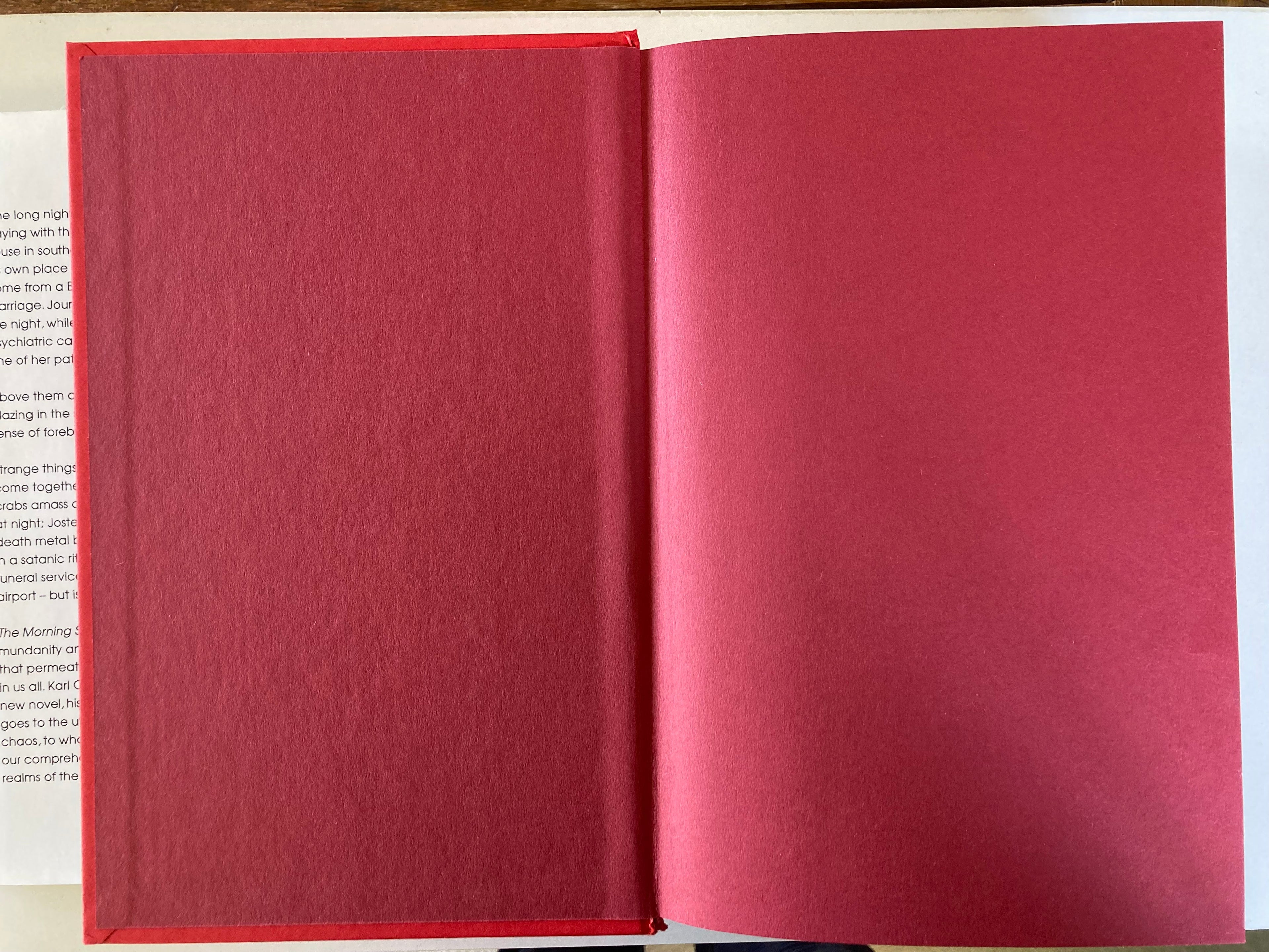 The Morning Star by Karl Ove Knausgård Signed First Edition Hardback Book