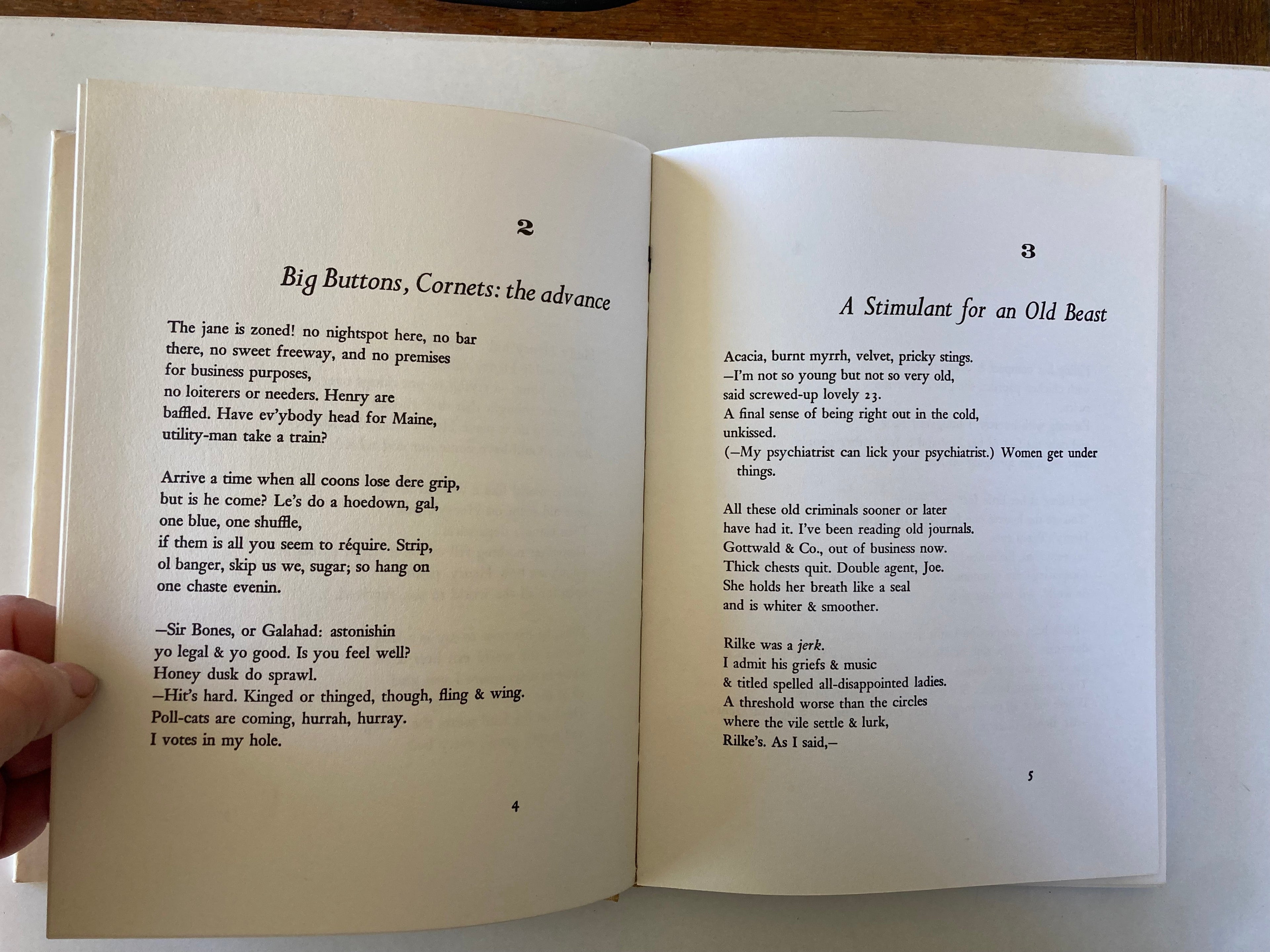 77 Dream Songs by John Berryman First Edition Book with Dustjacket from 1964 with Newspaper Cuttings