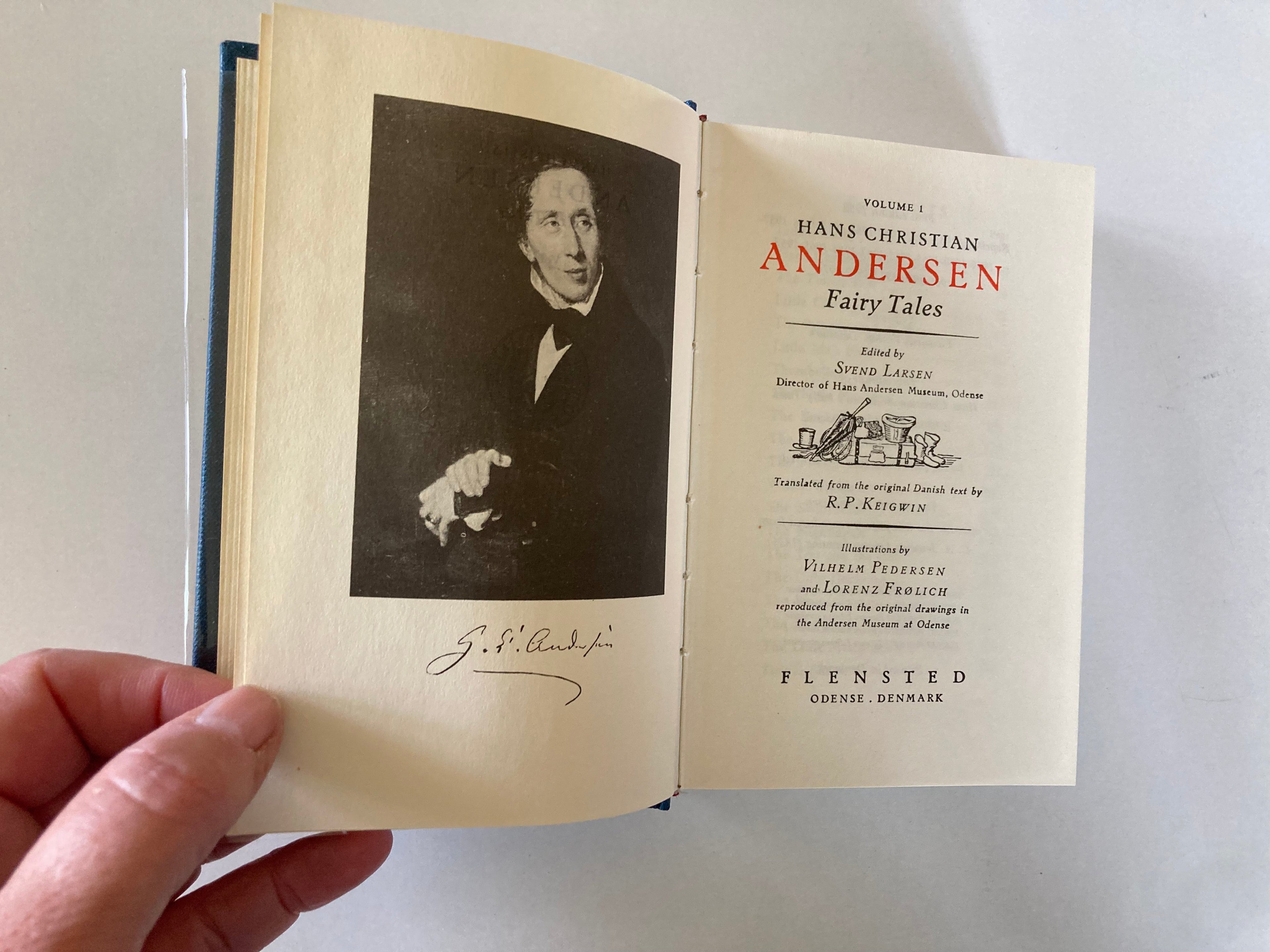 Hans Christian Andersen Fairy Tales Volume 1 and 2 Flensted Illustrated Box Set