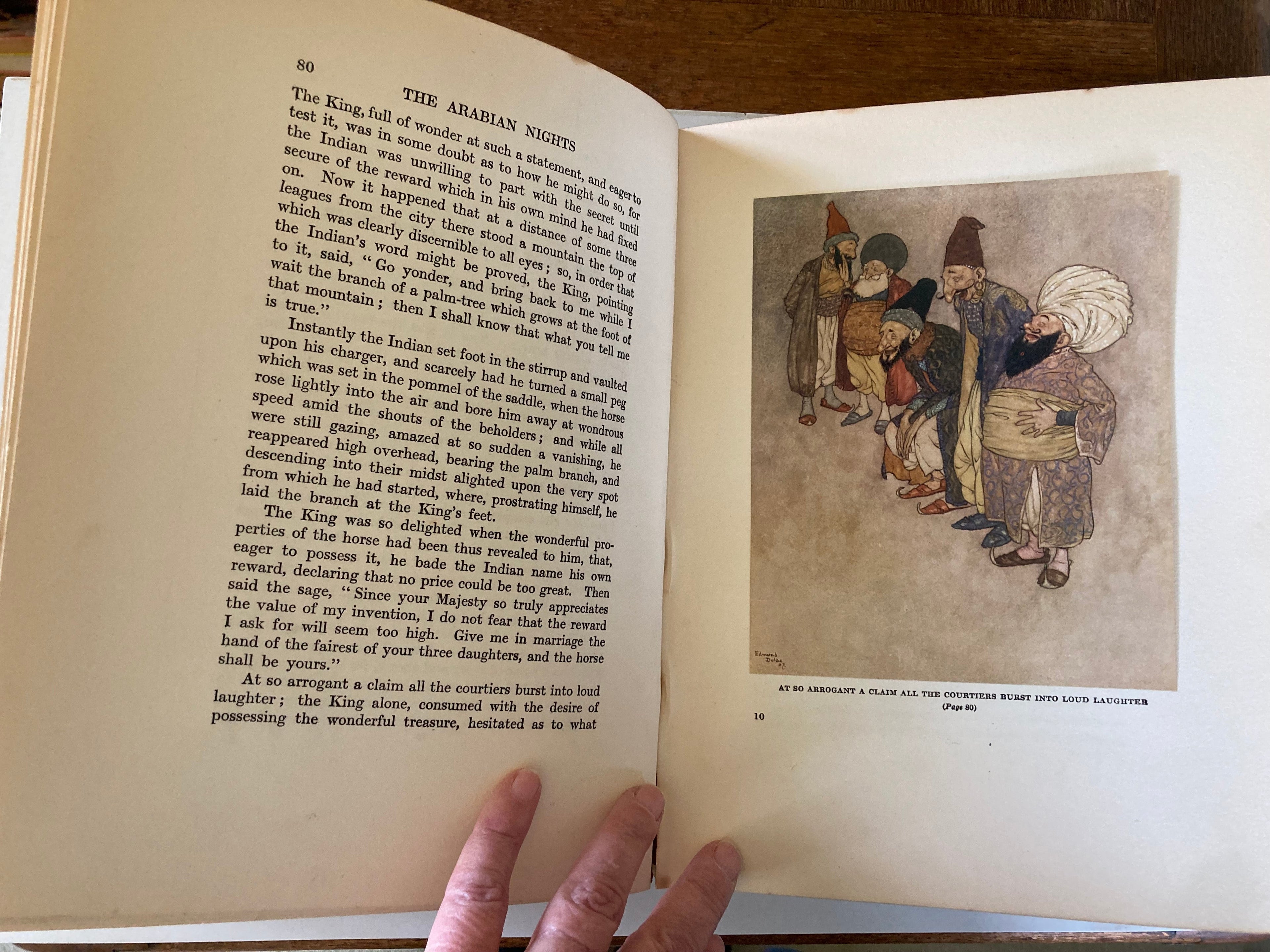 Stories From The Arabian Nights Retold by Laurence Housman with Drawings by Edmund Dulac Undated