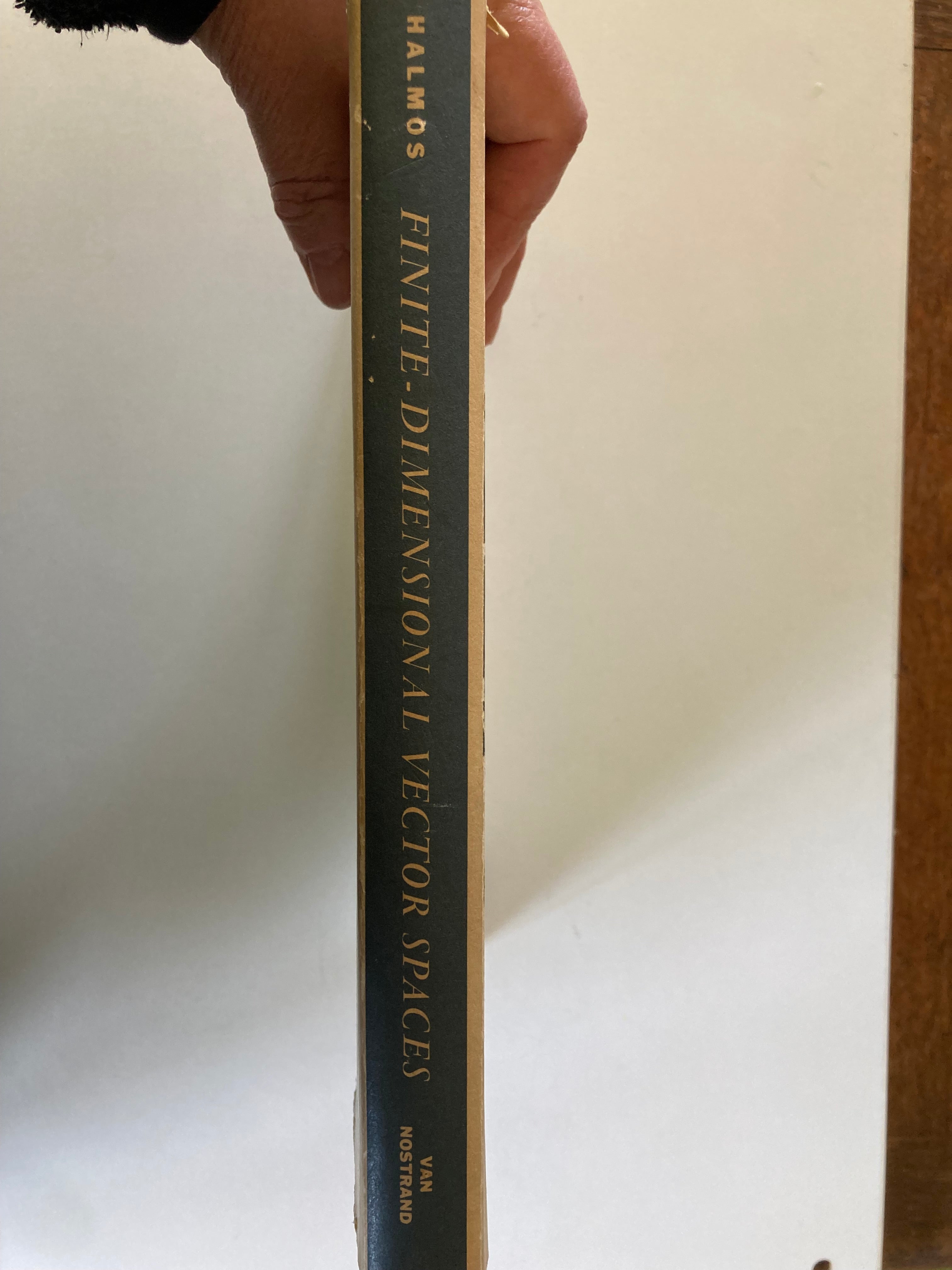 Finite-Dimensional Vector Spaces Second Edition 1958 Paul R Halmos Mathematics